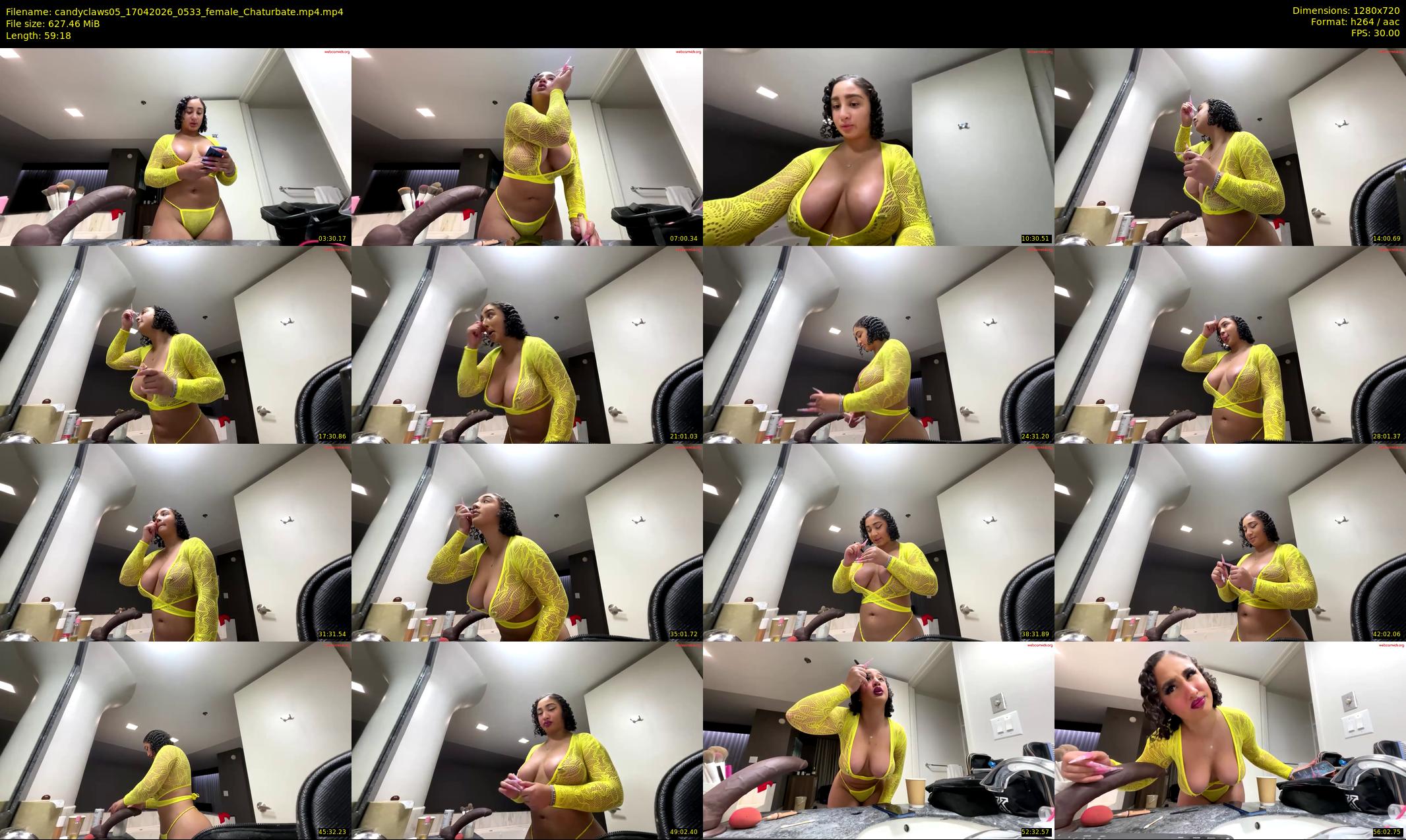candyclaws05 — 60 minute Chaturbate female cam show recording, 720p, Apr 17, 2026