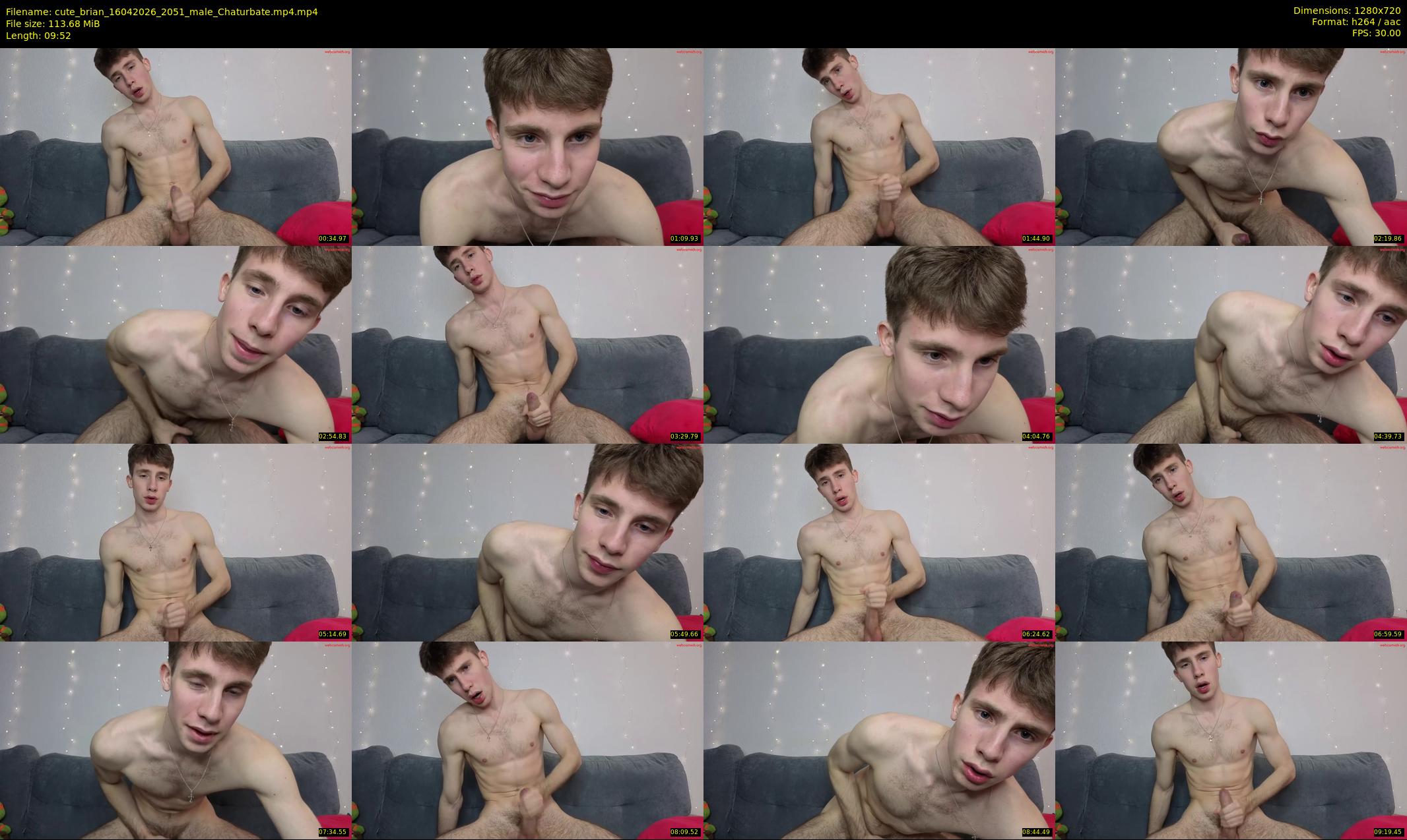 cute_brian — 10 minute Chaturbate male cam show recording, 720p, Apr 16, 2026