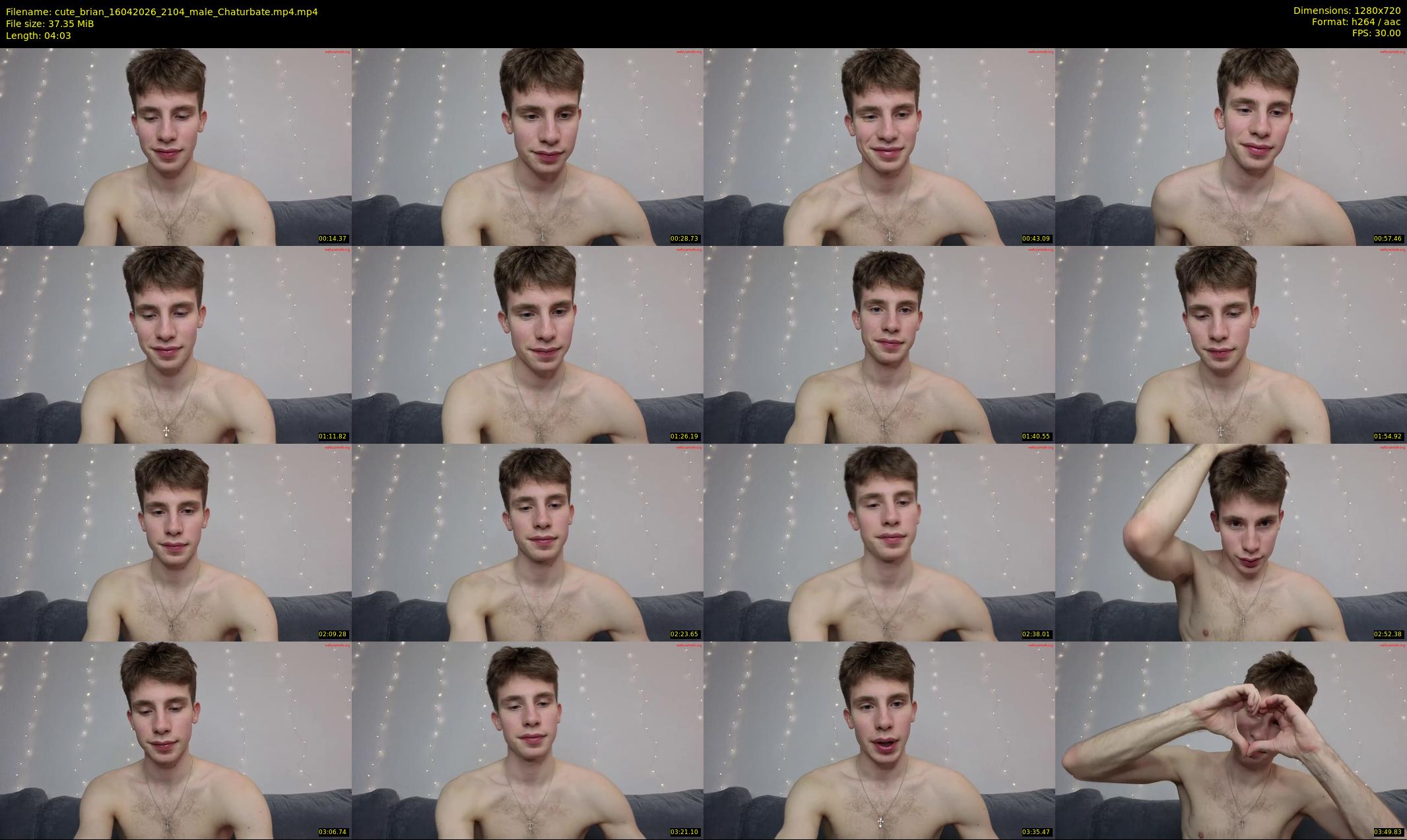 cute_brian — 5 minute Chaturbate male cam show recording, 720p, Apr 16, 2026