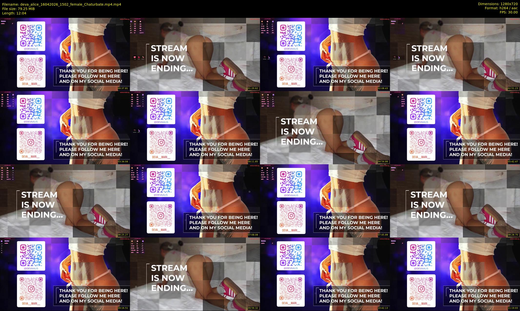 deva_alice — 13 minute Chaturbate female cam show recording, 720p, Apr 16, 2026