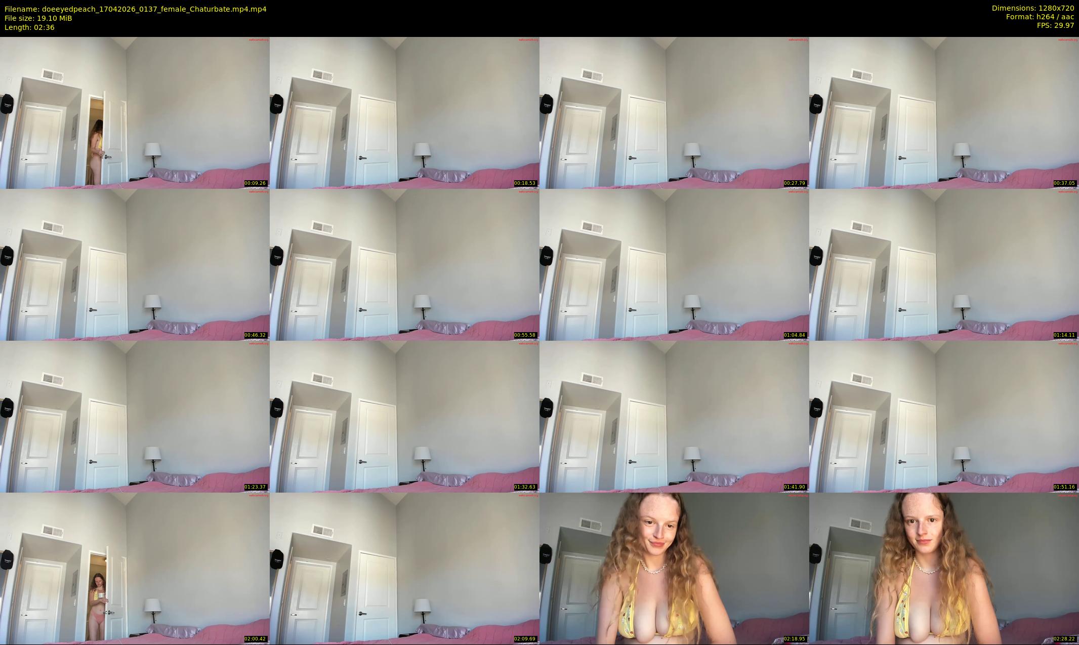 doeeyedpeach — 3 minute Chaturbate female cam show recording, 720p, Apr 17, 2026