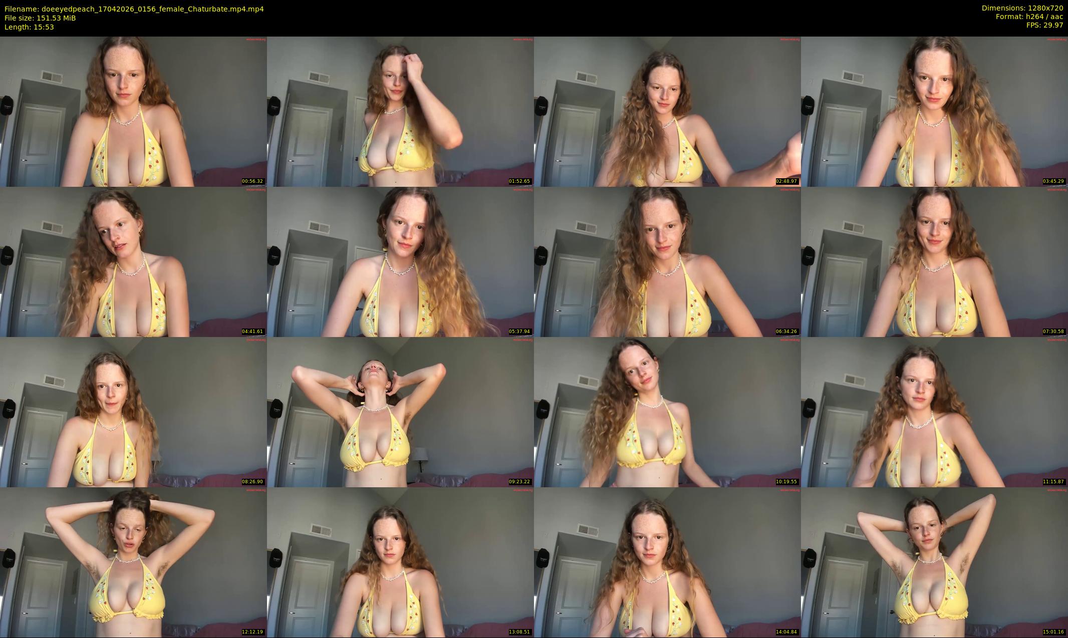 doeeyedpeach — 16 minute Chaturbate female cam show recording, 720p, Apr 17, 2026