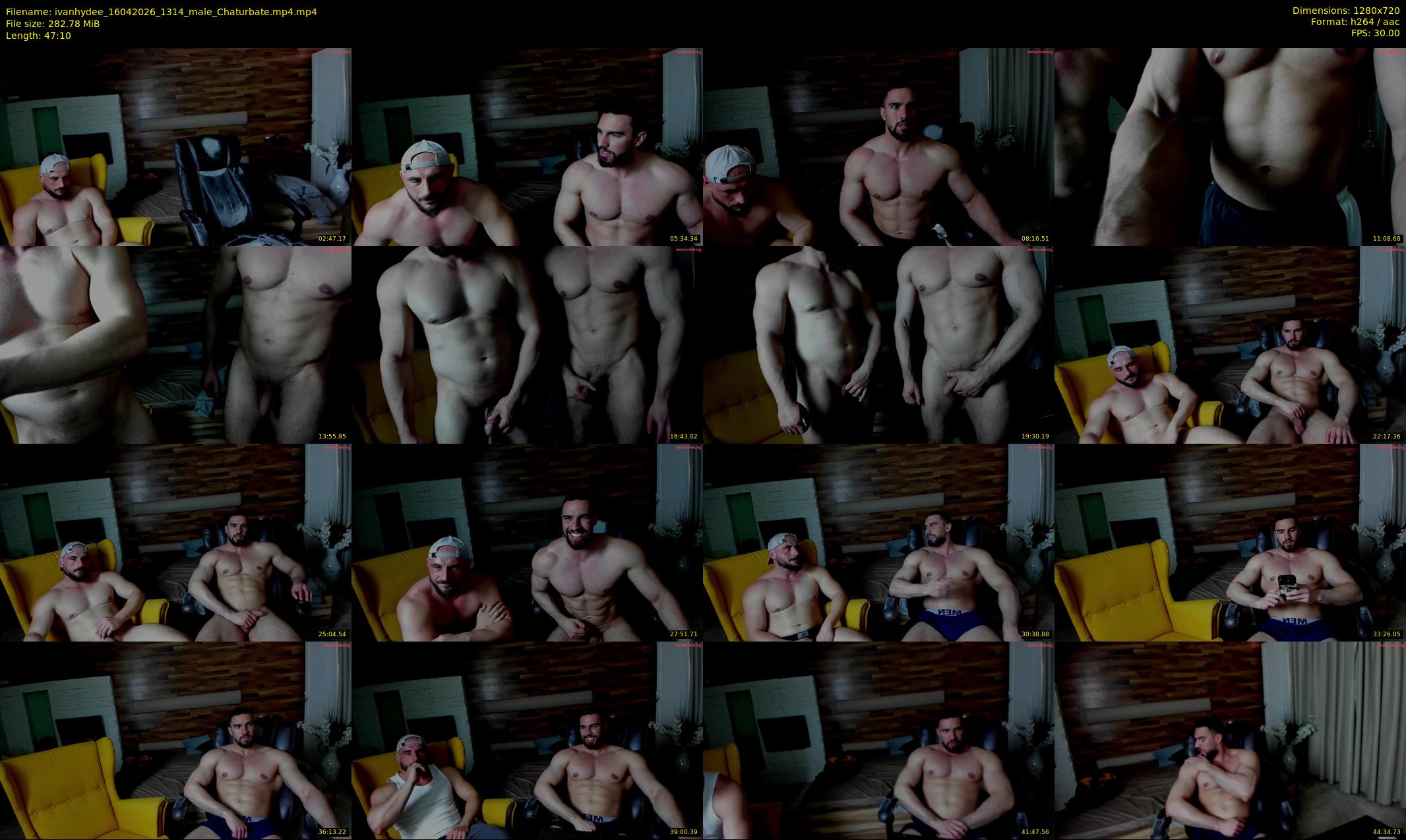 ivanhydee — 48 minute Chaturbate male cam show recording, 720p, Apr 16, 2026