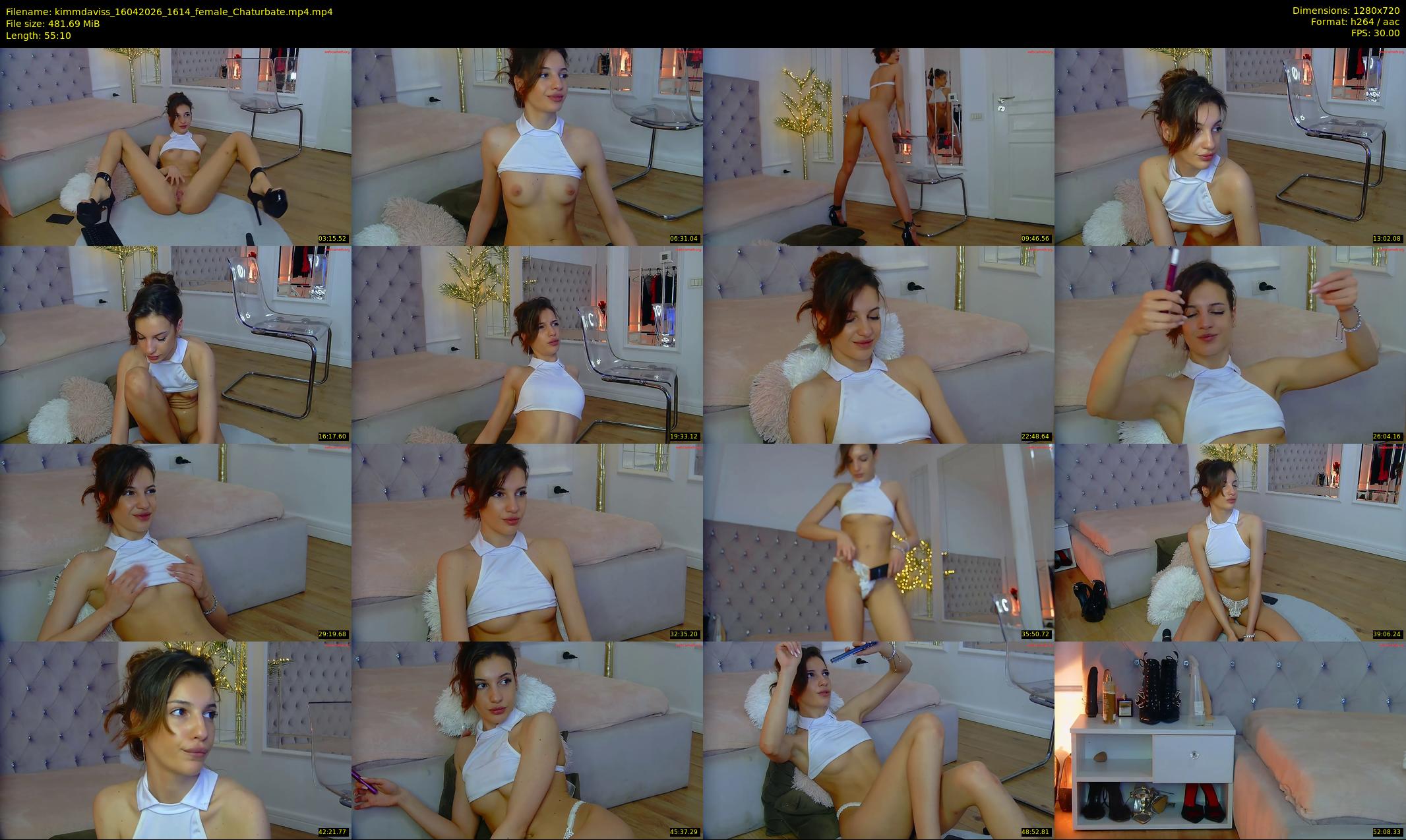 kimmdaviss — 56 minute Chaturbate female cam show recording, 720p, Apr 16, 2026