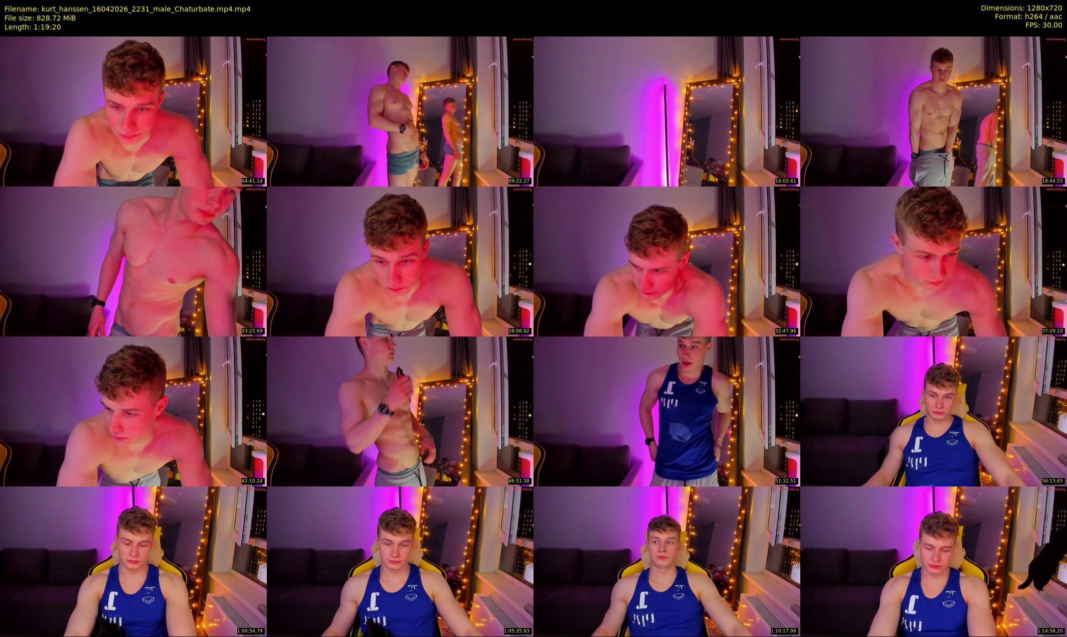 kurt_hanssen — 80 minute Chaturbate male cam show recording, 720p, Apr 16, 2026