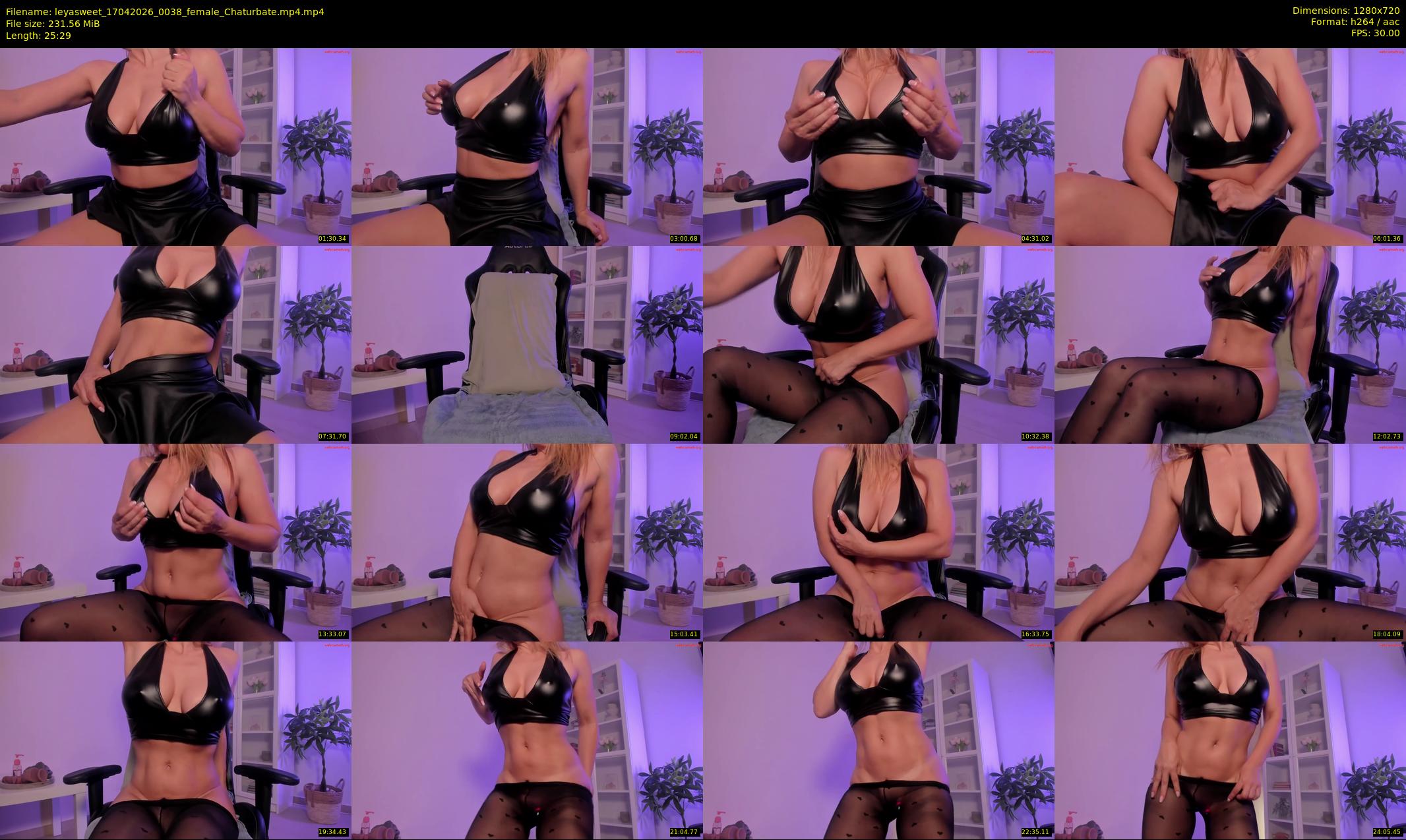 leyasweet — 26 minute Chaturbate female cam show recording, 720p, Apr 17, 2026