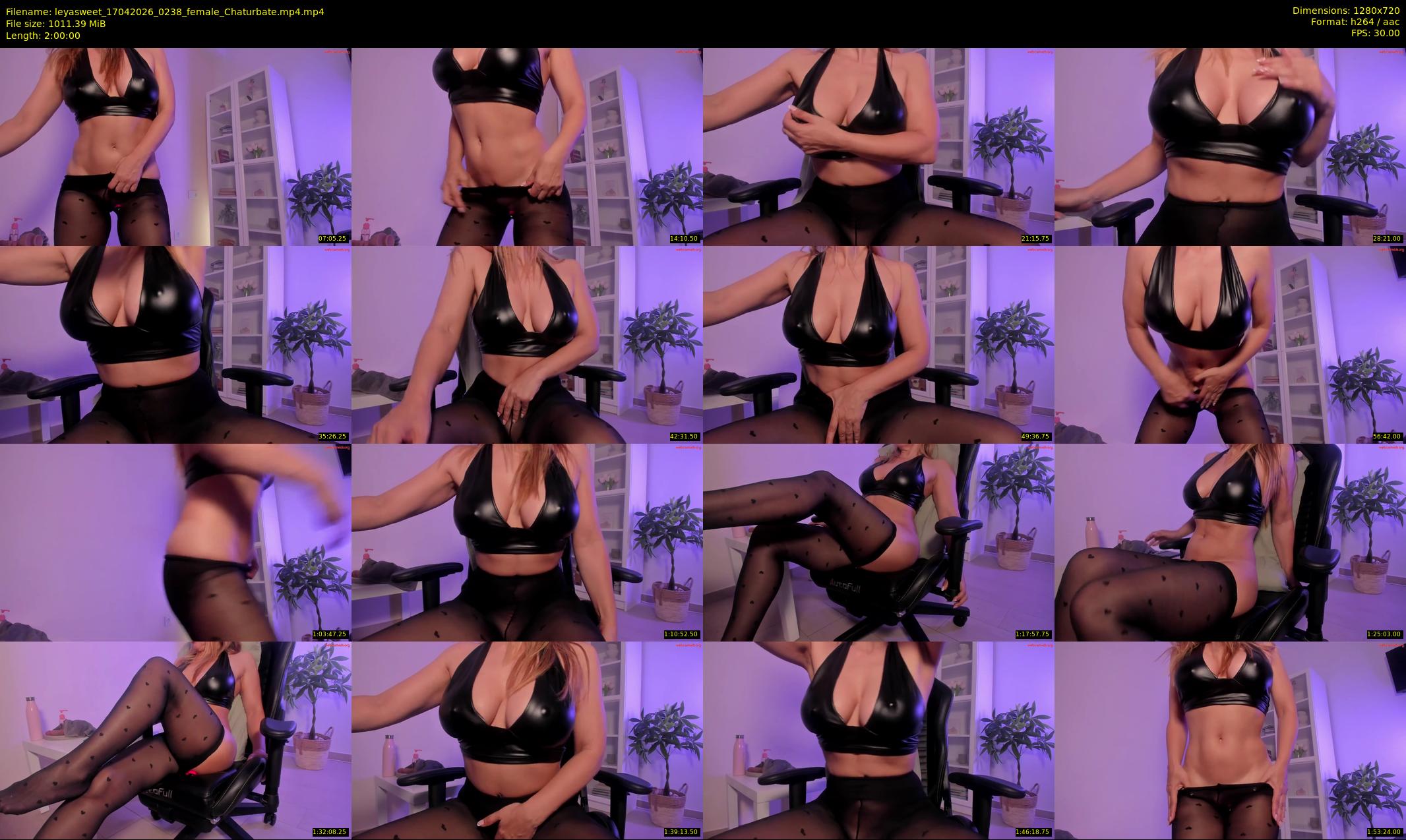 leyasweet — 120 minute Chaturbate female cam show recording, 720p, Apr 17, 2026