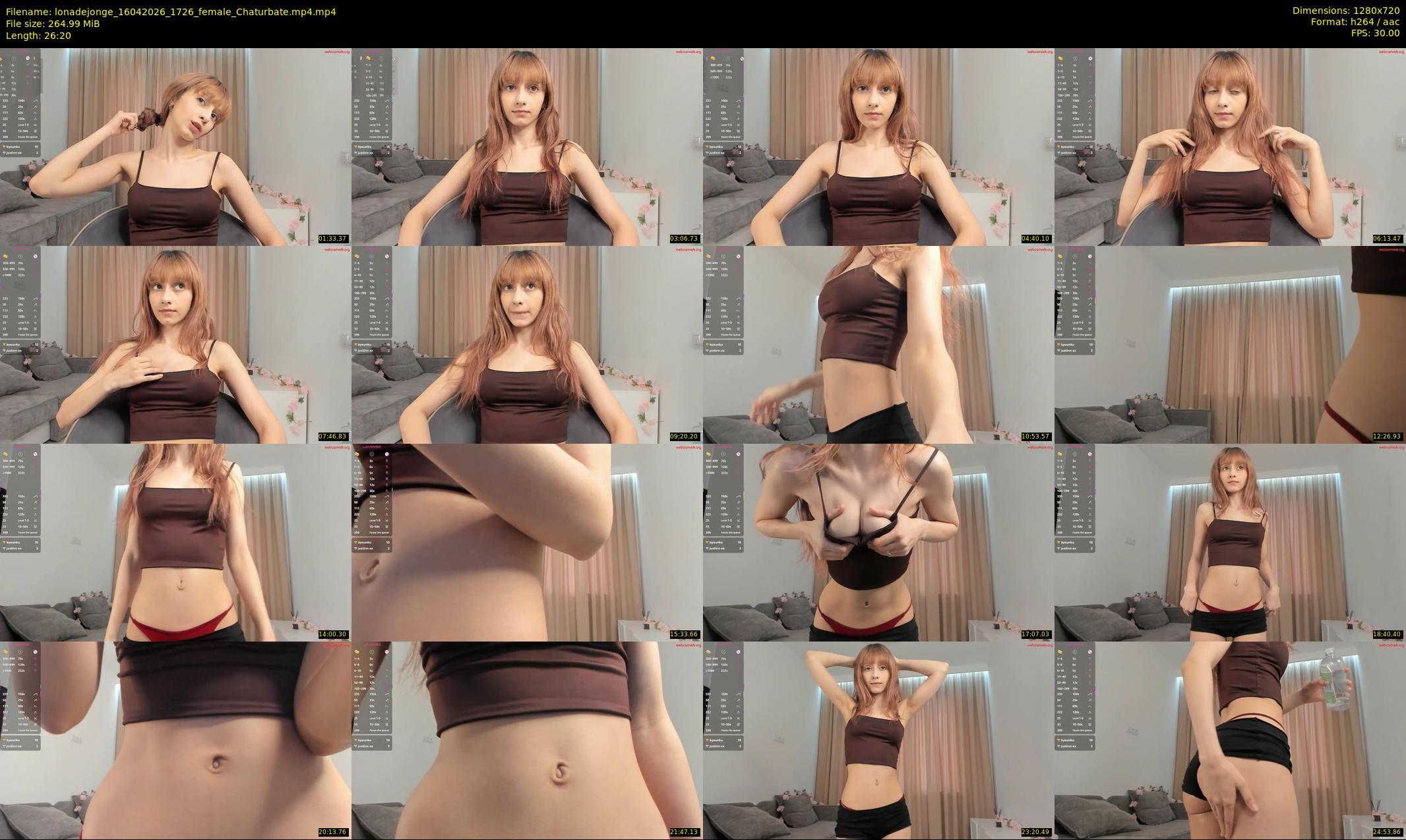 lonadejonge — 27 minute Chaturbate female cam show recording, 720p, Apr 16, 2026