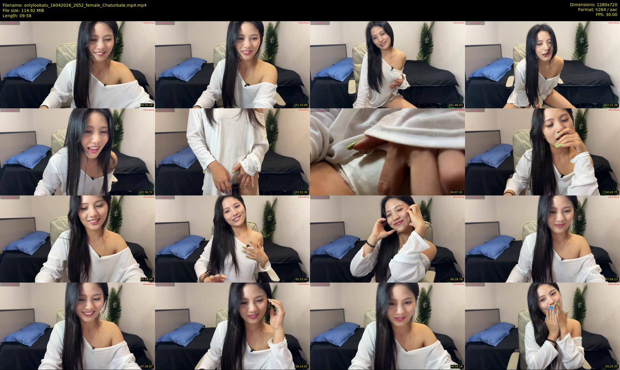 onlylookatu — 10 minute Chaturbate female cam show recording, 720p, Apr 16, 2026