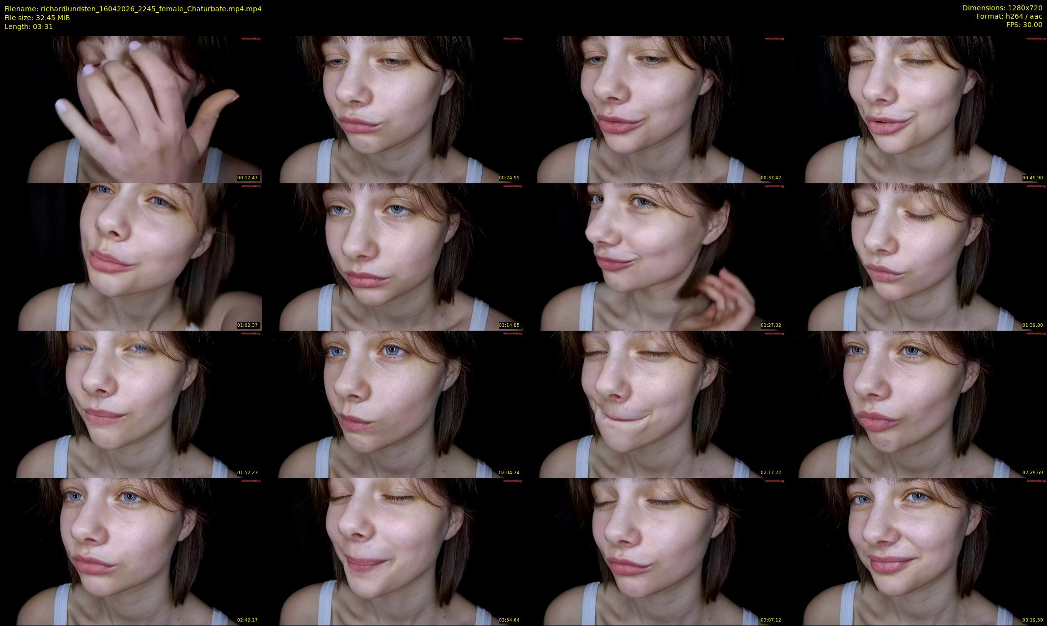 richardlundsten — 4 minute Chaturbate female cam show recording, 720p, Apr 16, 2026