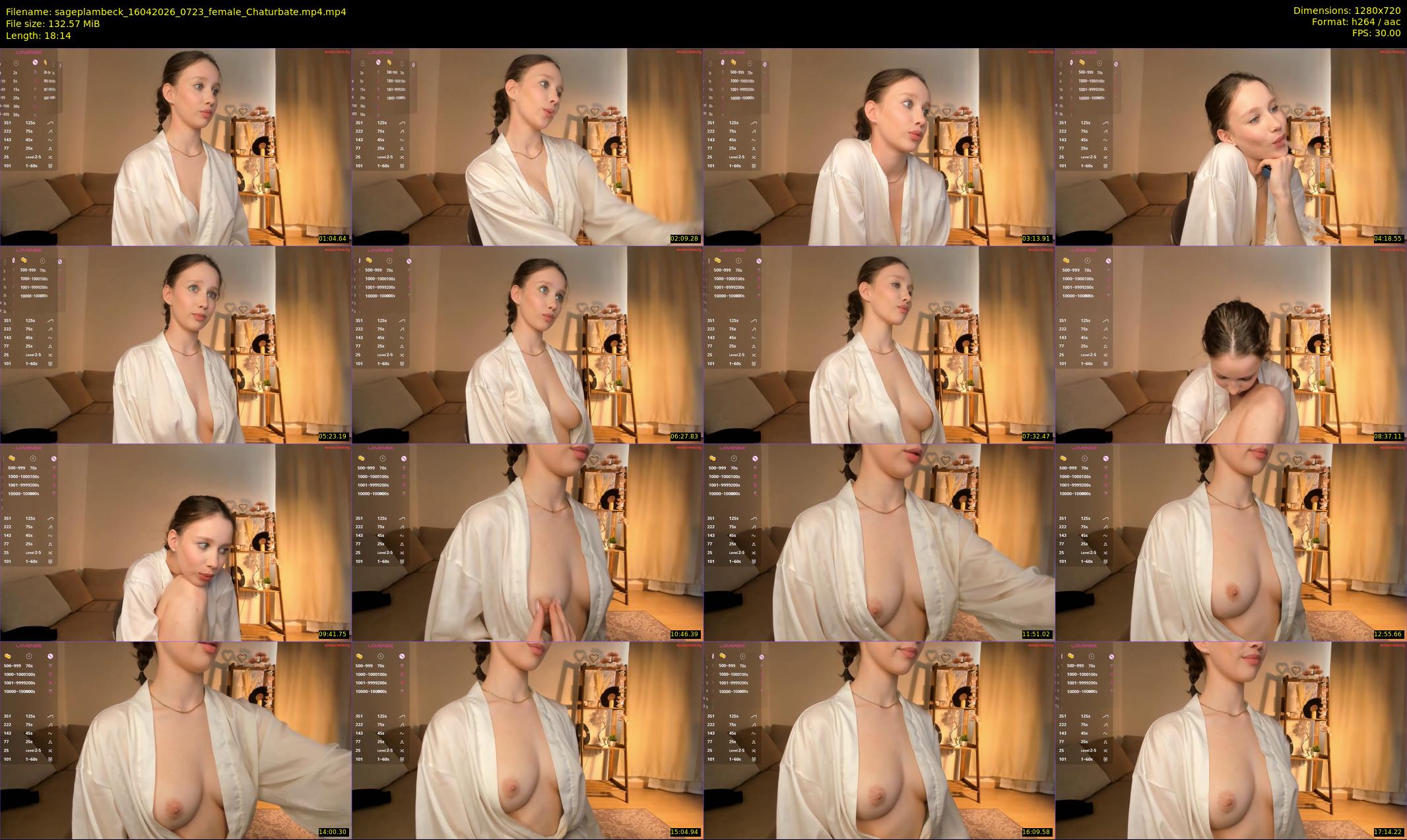 sageplambeck — 19 minute Chaturbate female cam show recording, 720p, Apr 16, 2026