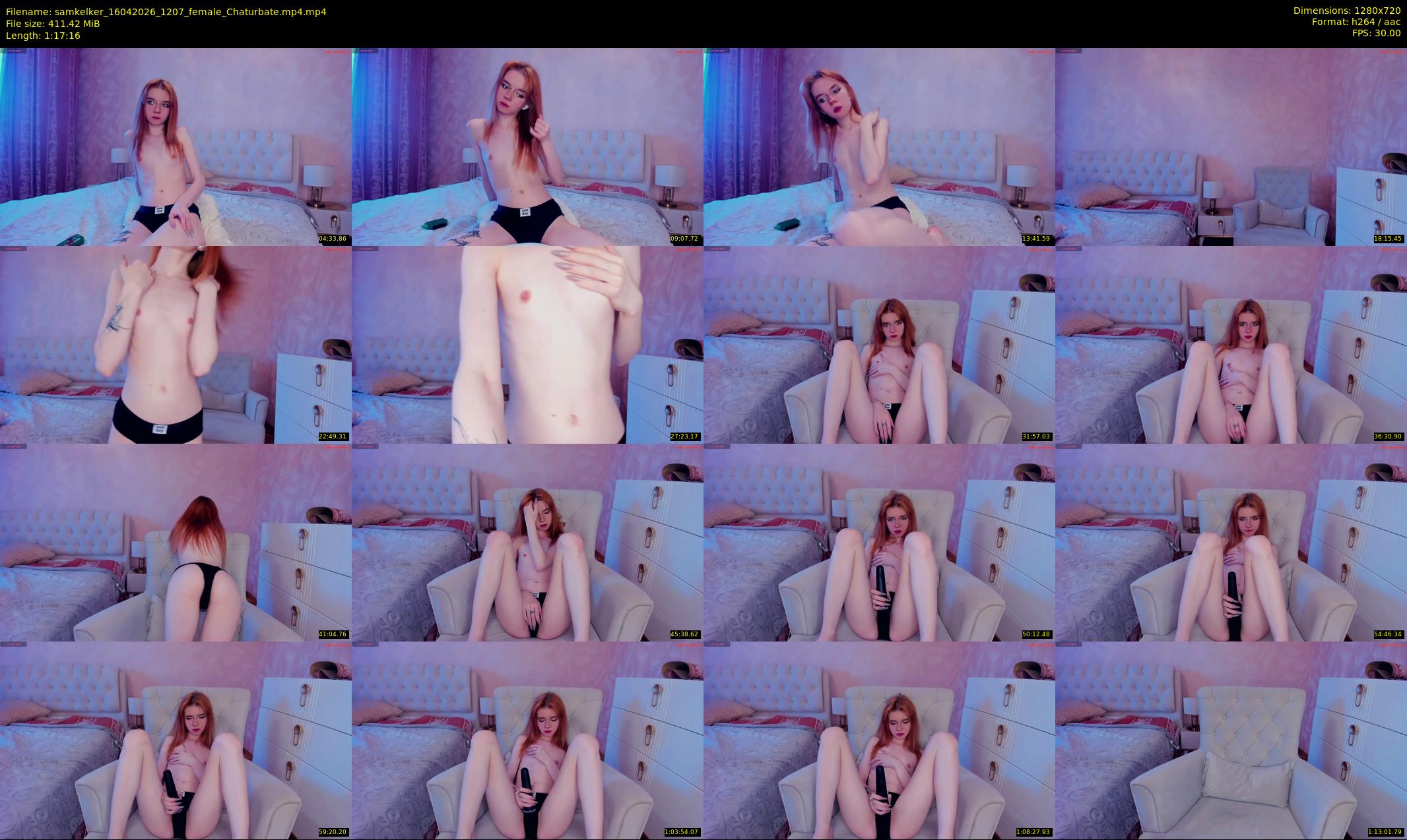 samkelker — 78 minute Chaturbate female cam show recording, 720p, Apr 16, 2026