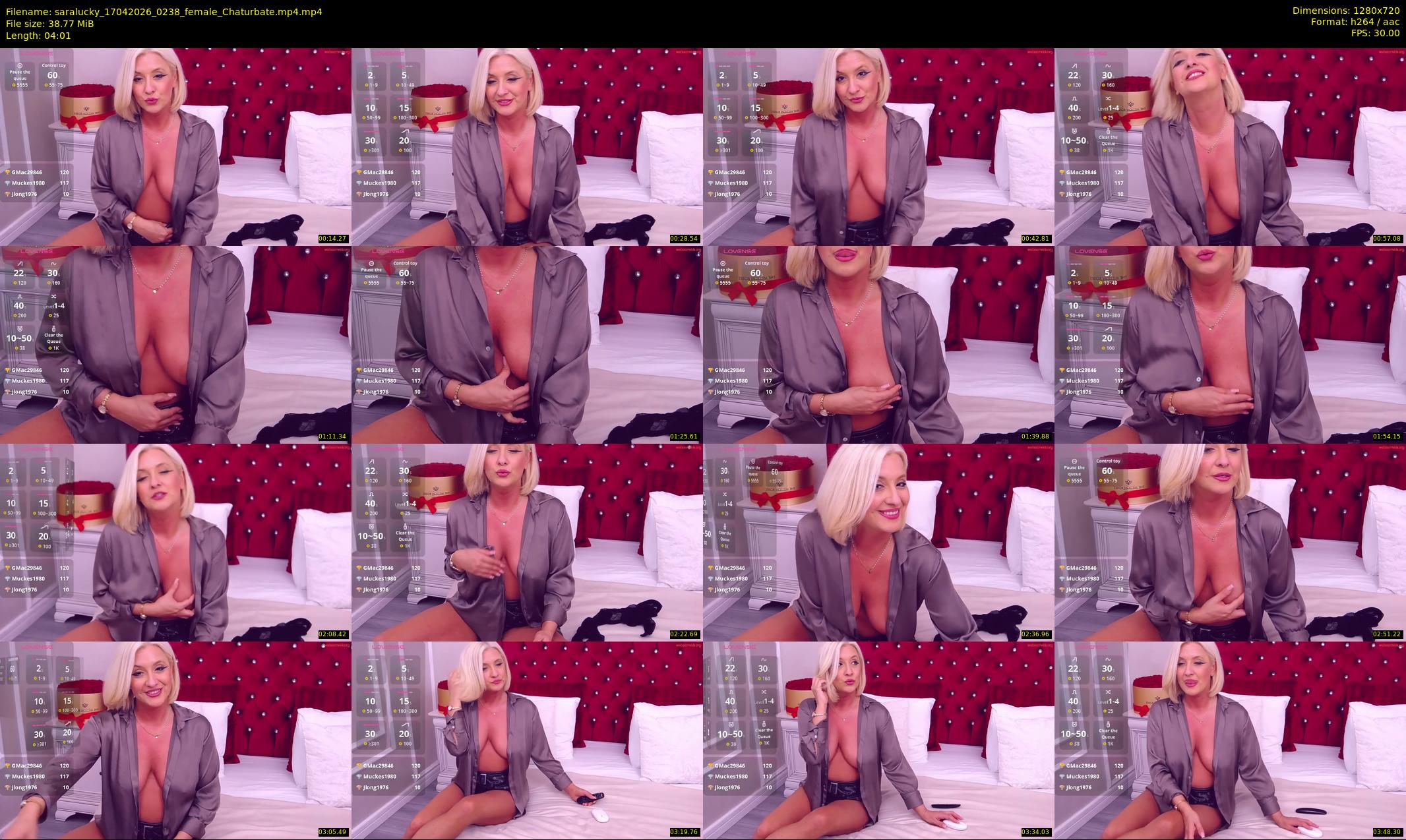 saralucky — 5 minute Chaturbate female cam show recording, 720p, Apr 17, 2026