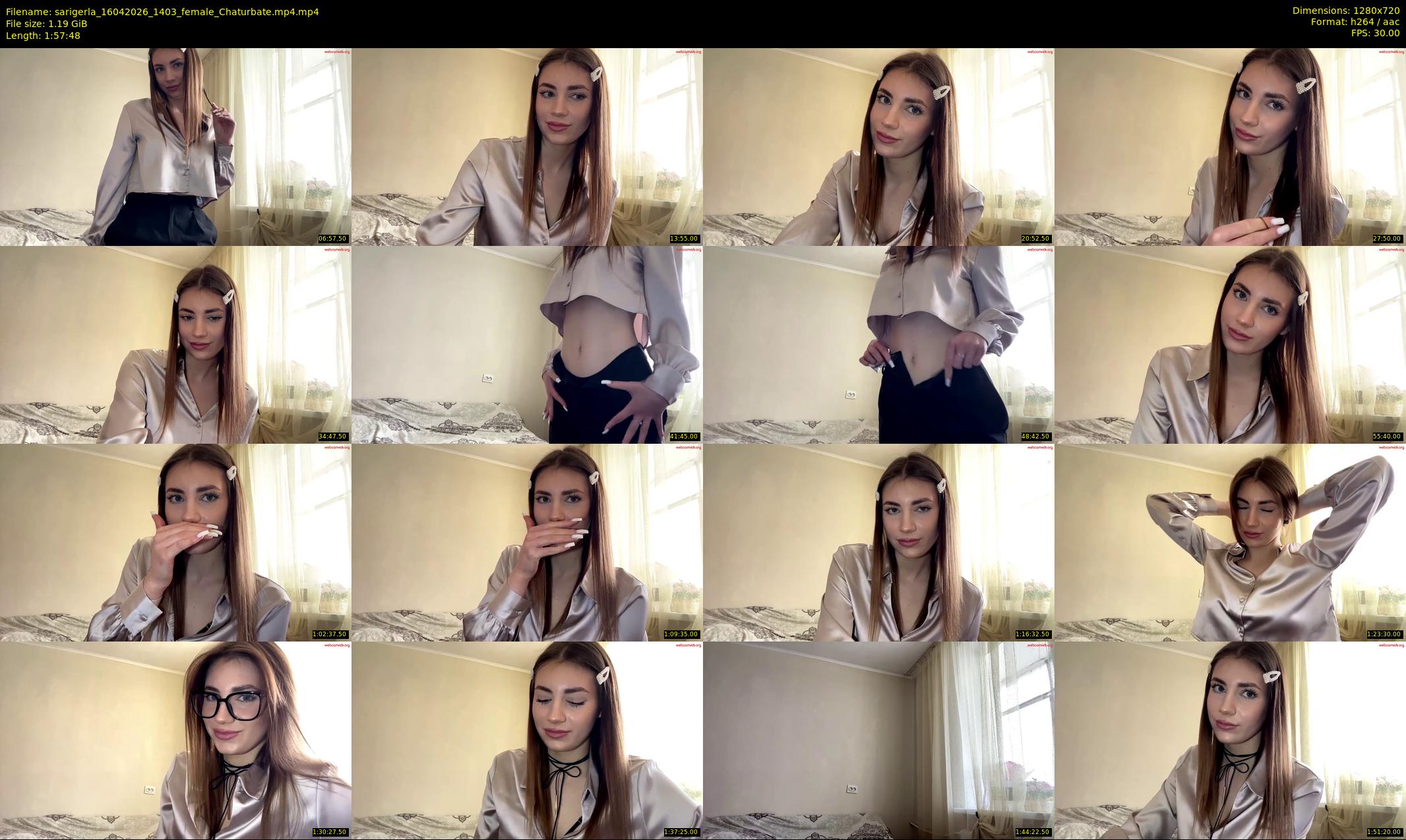 sarigerla — 118 minute Chaturbate female cam show recording, 720p, Apr 16, 2026