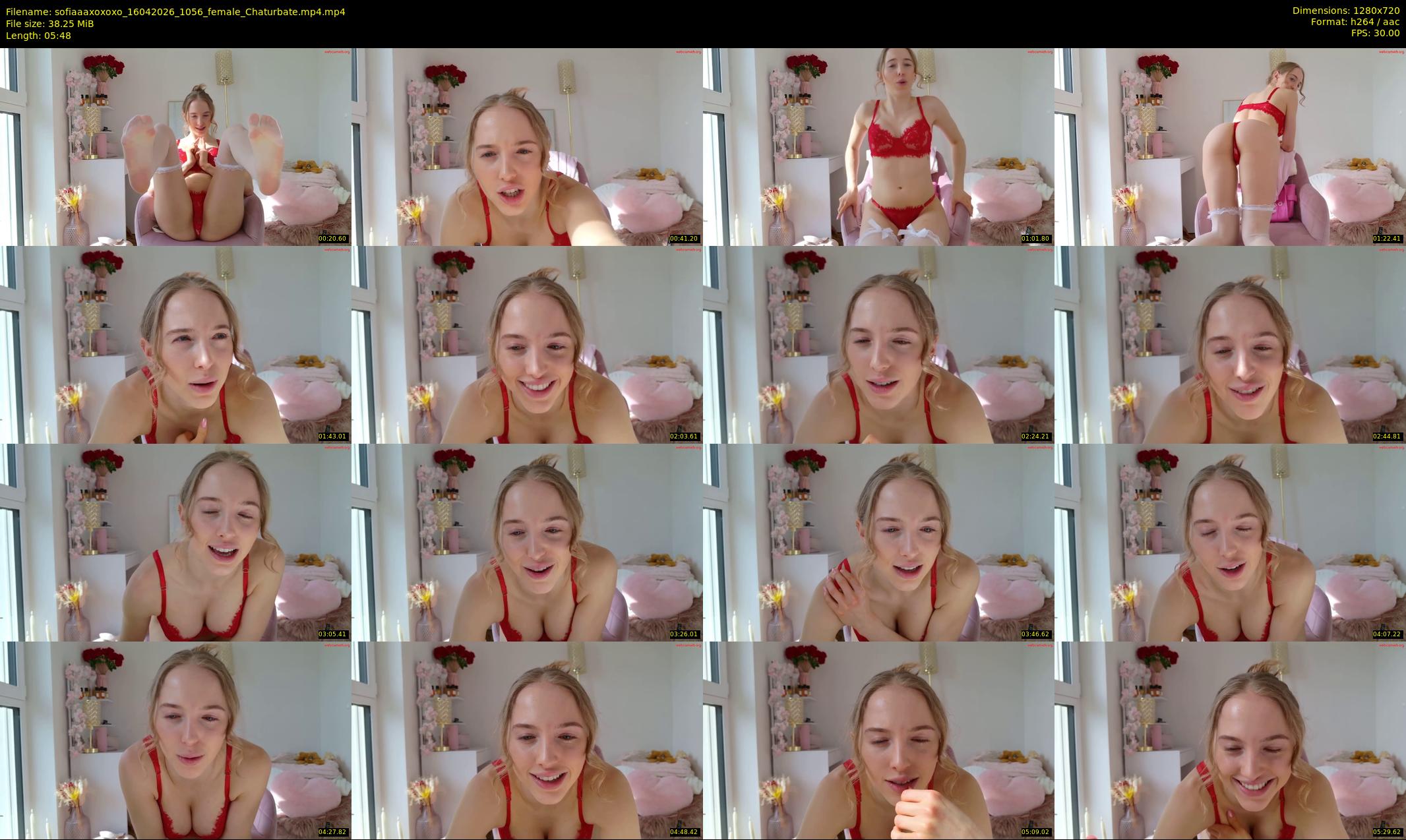 sofiaaaxoxoxo — 6 minute Chaturbate female cam show recording, 720p, Apr 16, 2026