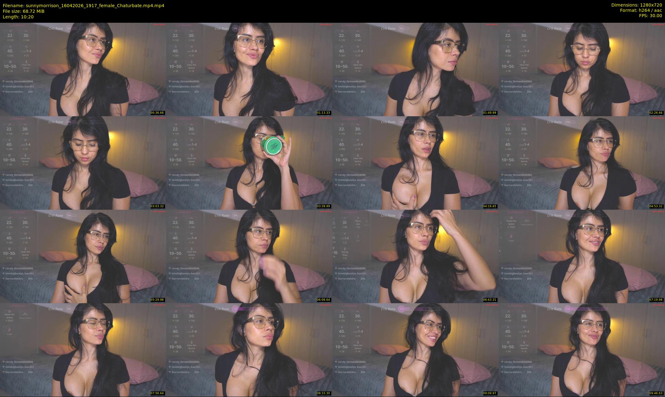 sunnymorrison — 11 minute Chaturbate female cam show recording, 720p, Apr 16, 2026