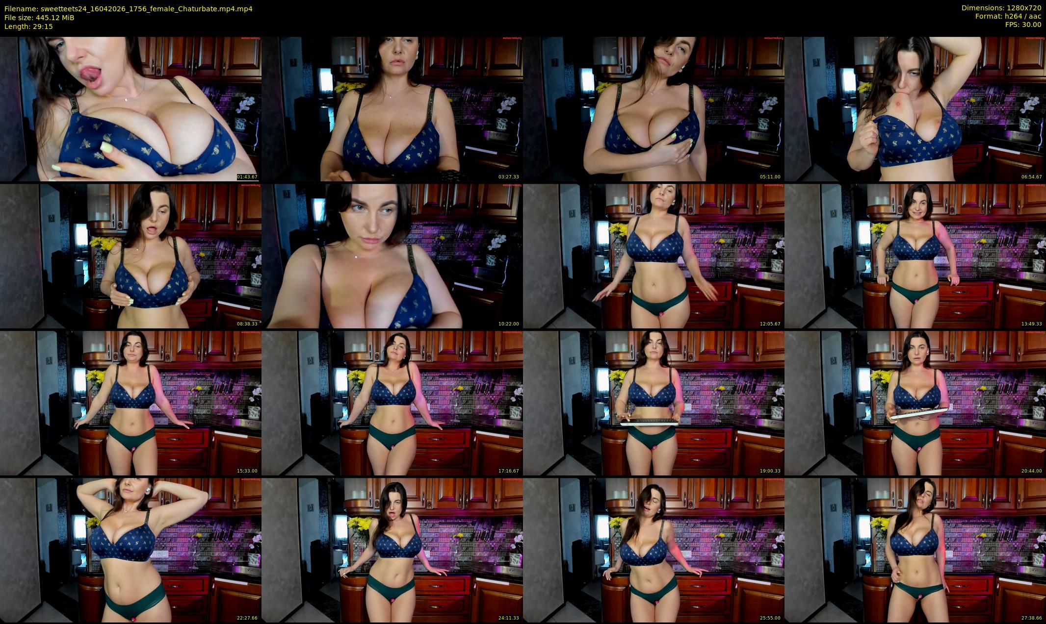 sweetteets24 — 30 minute Chaturbate female cam show recording, 720p, Apr 16, 2026