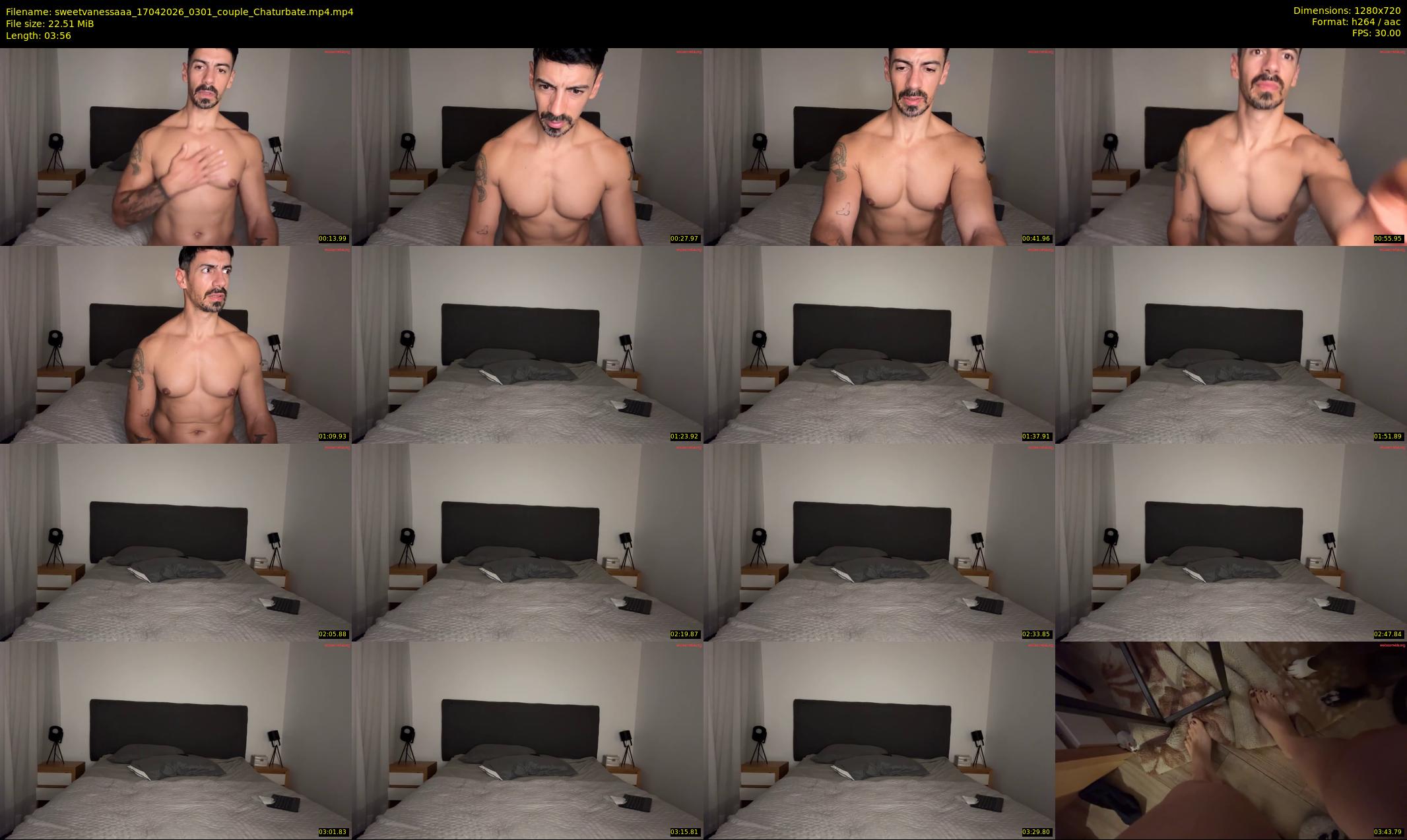 sweetvanessaaa — 4 minute Chaturbate couple cam show recording, 720p, Apr 17, 2026