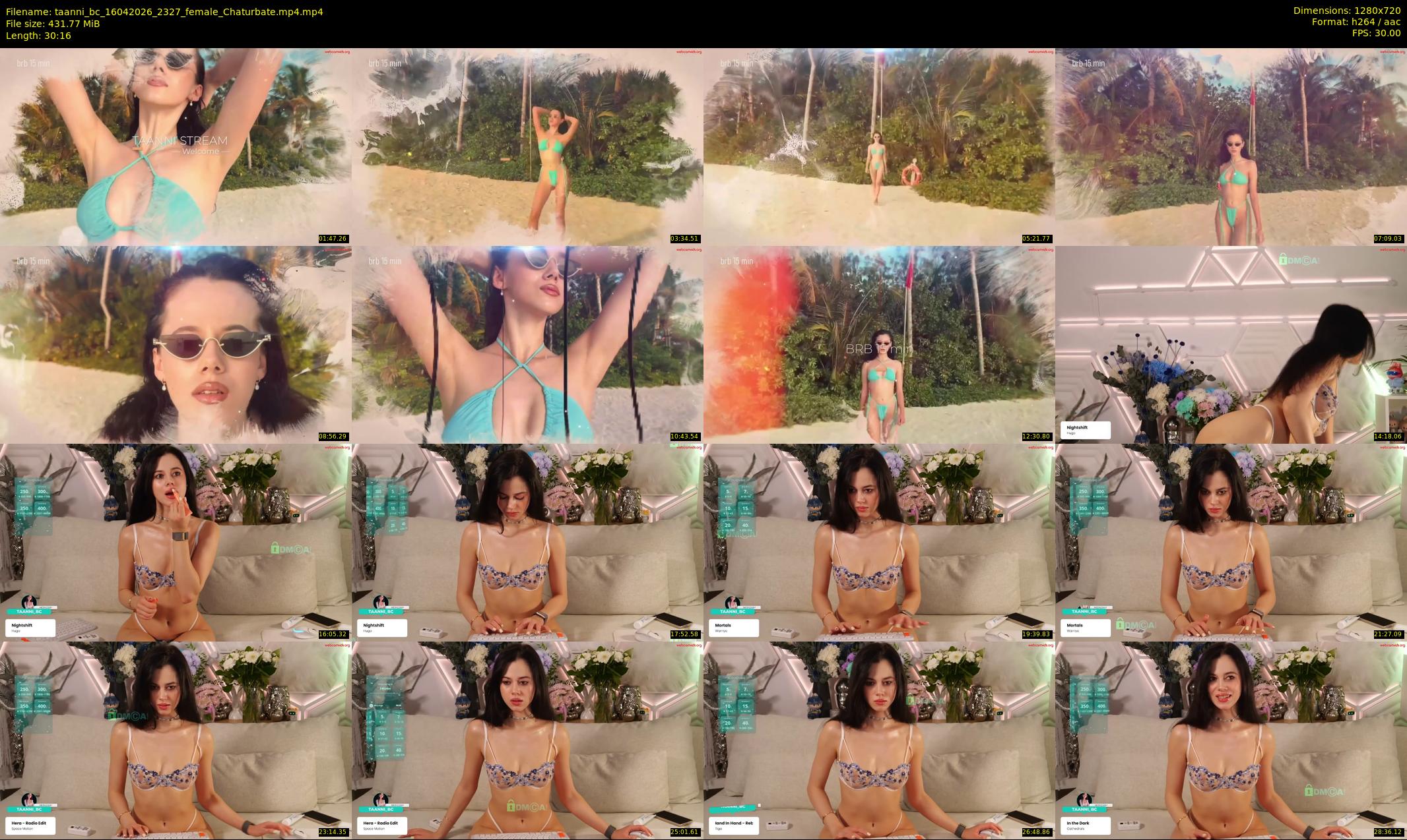 taanni_bc — 31 minute Chaturbate female cam show recording, 720p, Apr 16, 2026