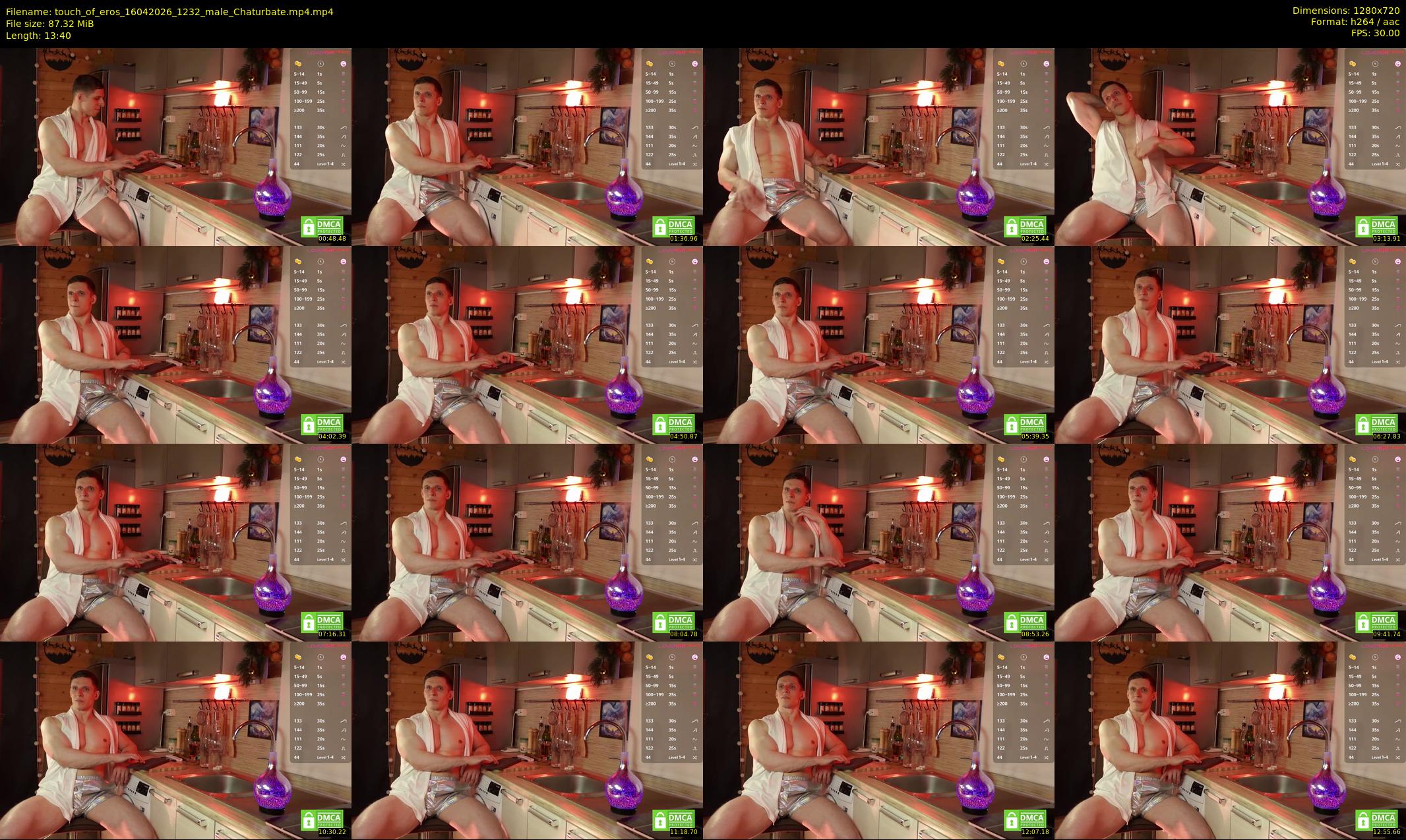 touch_of_eros — 14 minute Chaturbate male cam show recording, 720p, Apr 16, 2026