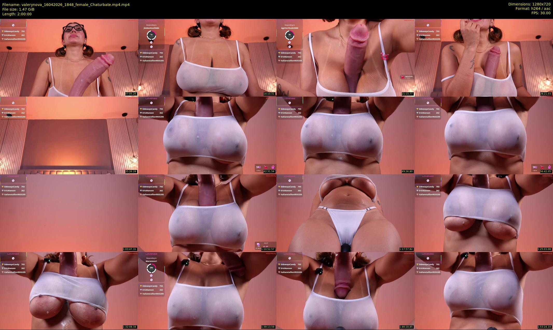 valerynova — 120 minute Chaturbate female cam show recording, 720p, Apr 16, 2026