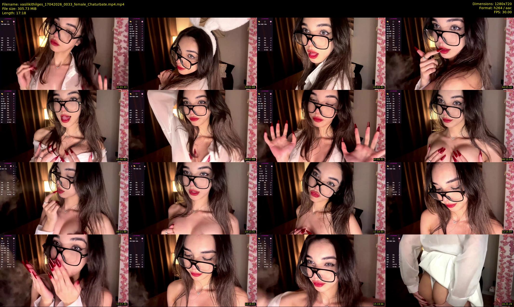 vasilikithilges — 18 minute Chaturbate female cam show recording, 720p, Apr 17, 2026