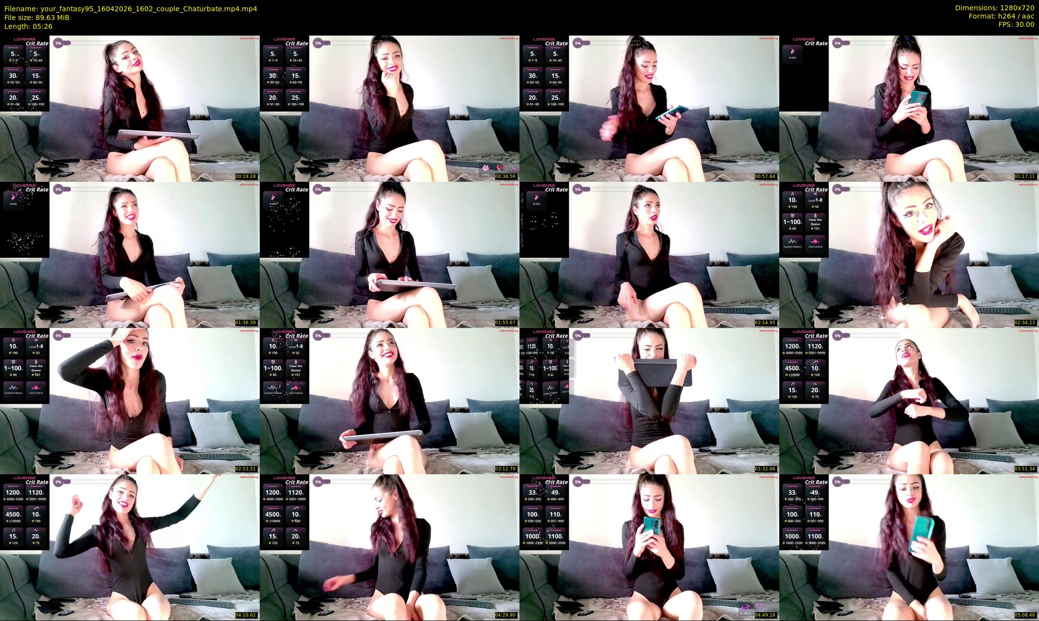 your_fantasy95 — 6 minute Chaturbate couple cam show recording, 720p, Apr 16, 2026