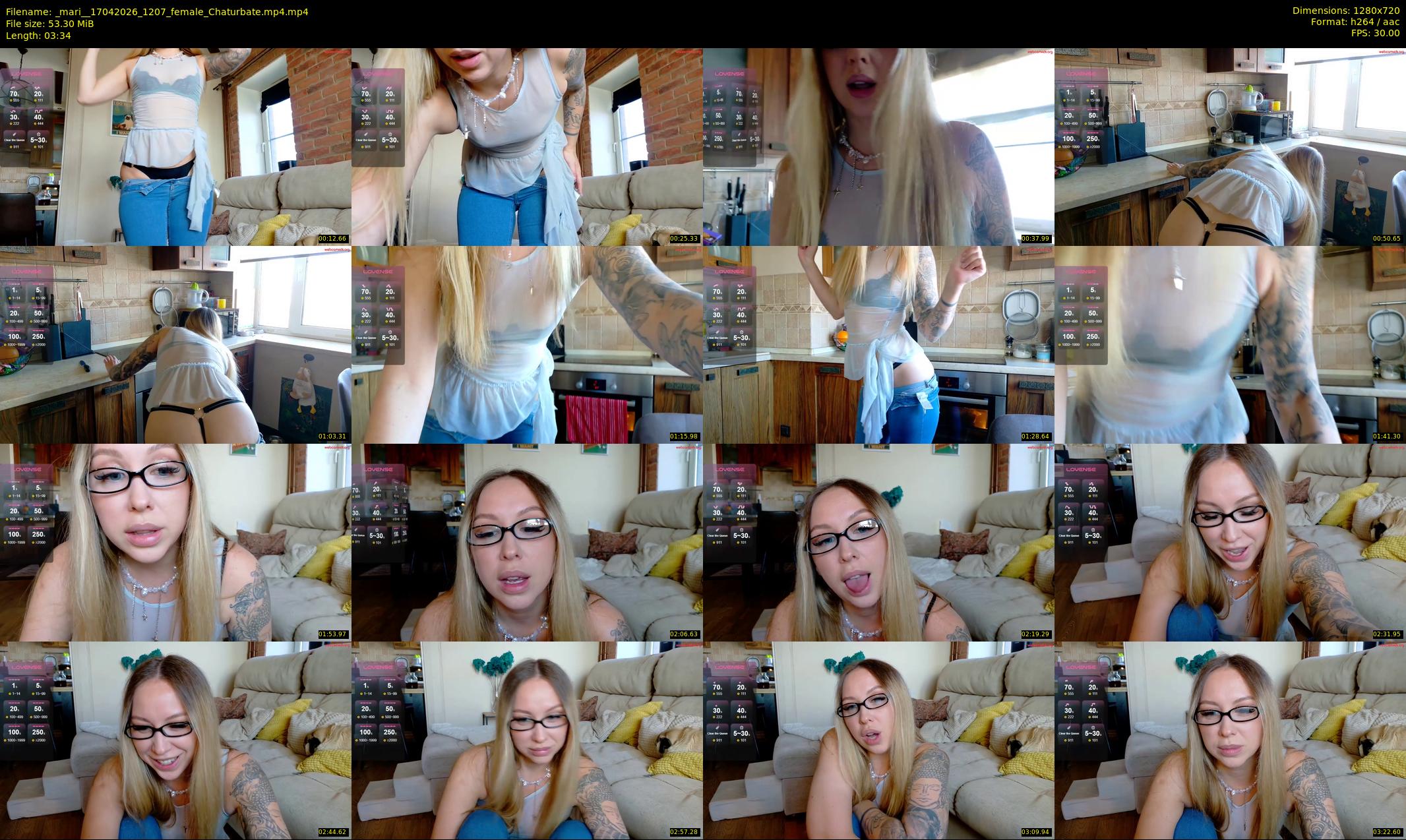 _mari_ — 4 minute Chaturbate female cam show recording, 720p, Apr 17, 2026