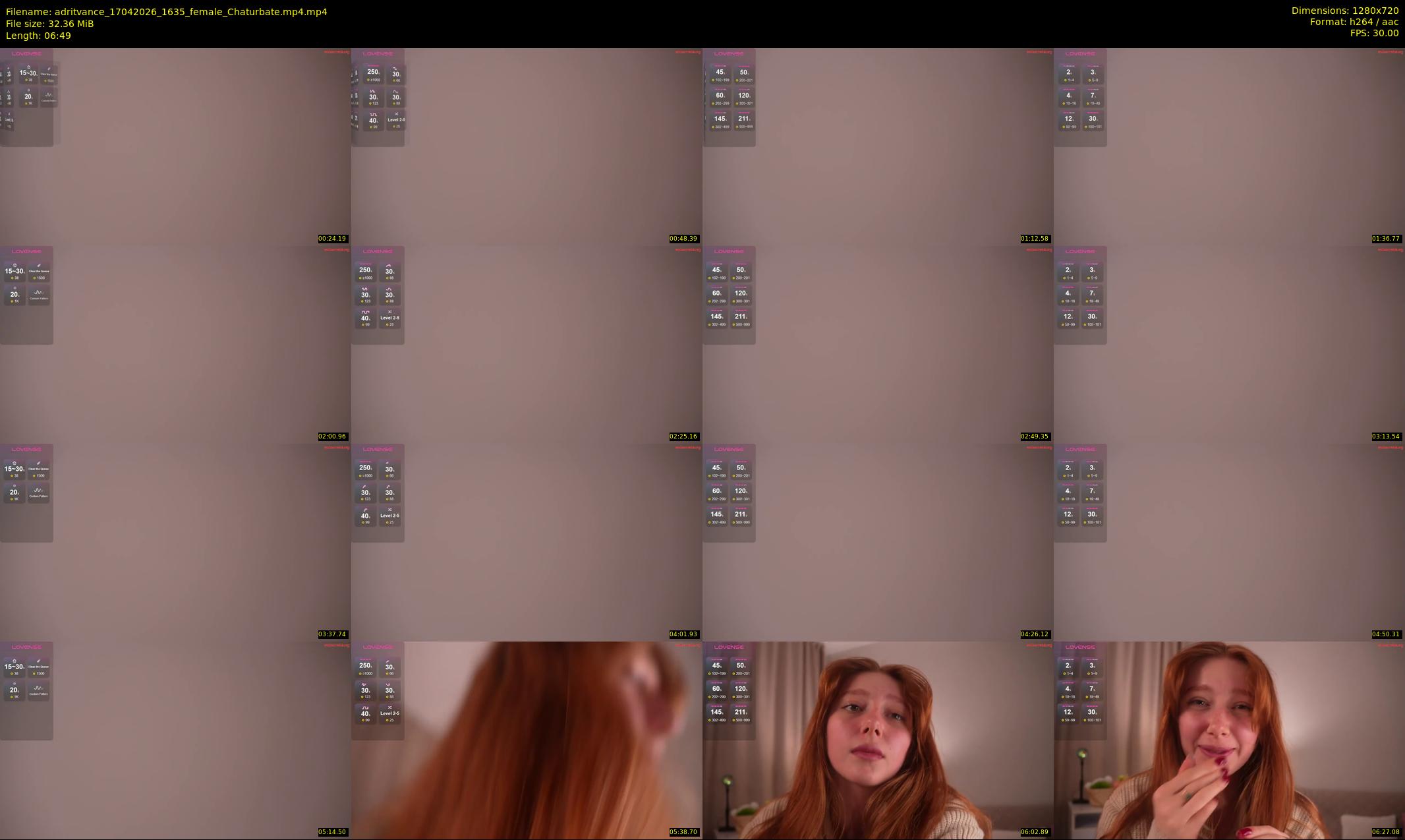 adritvance — 7 minute Chaturbate female cam show recording, 720p, Apr 17, 2026