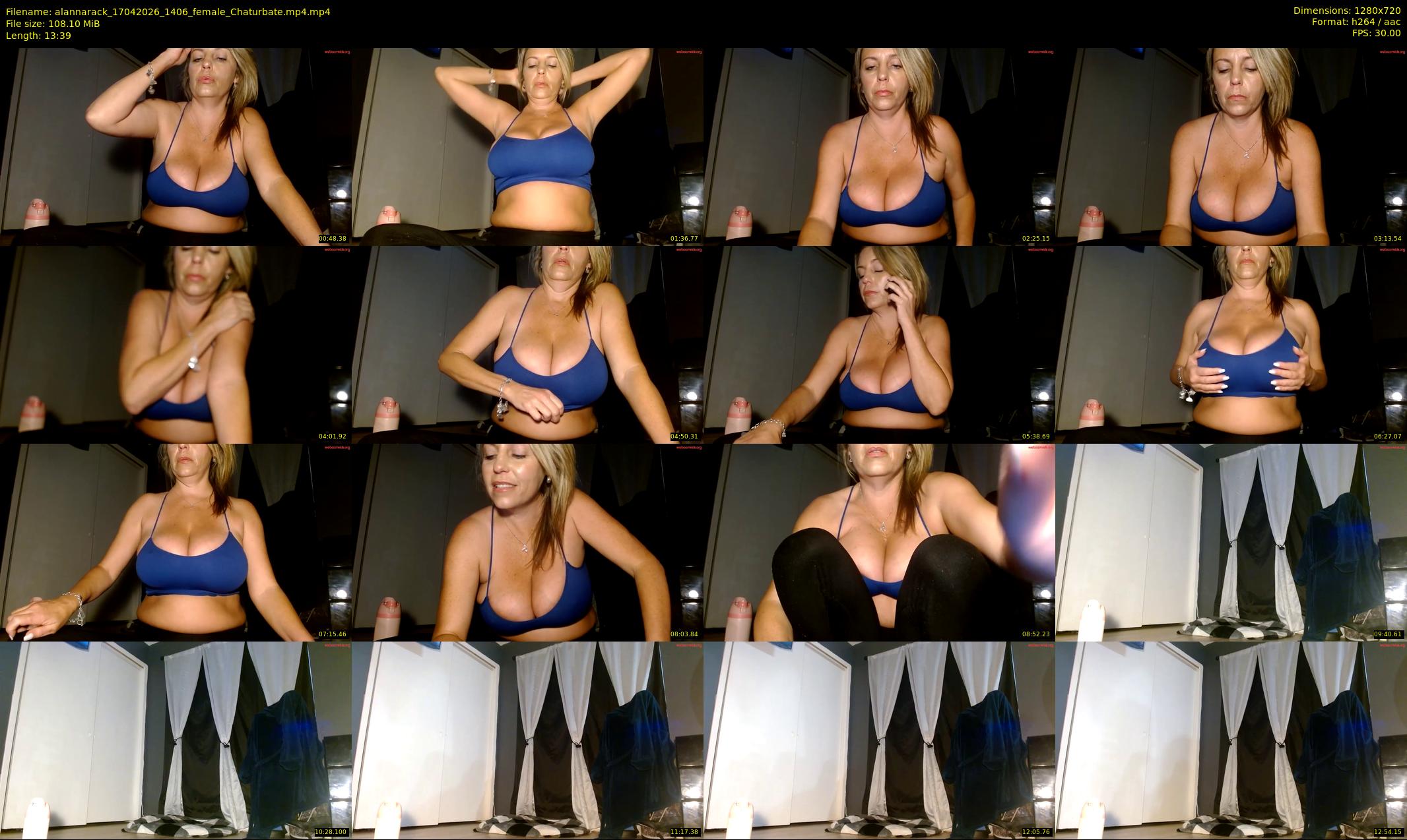 alannarack — 14 minute Chaturbate female cam show recording, 720p, Apr 17, 2026
