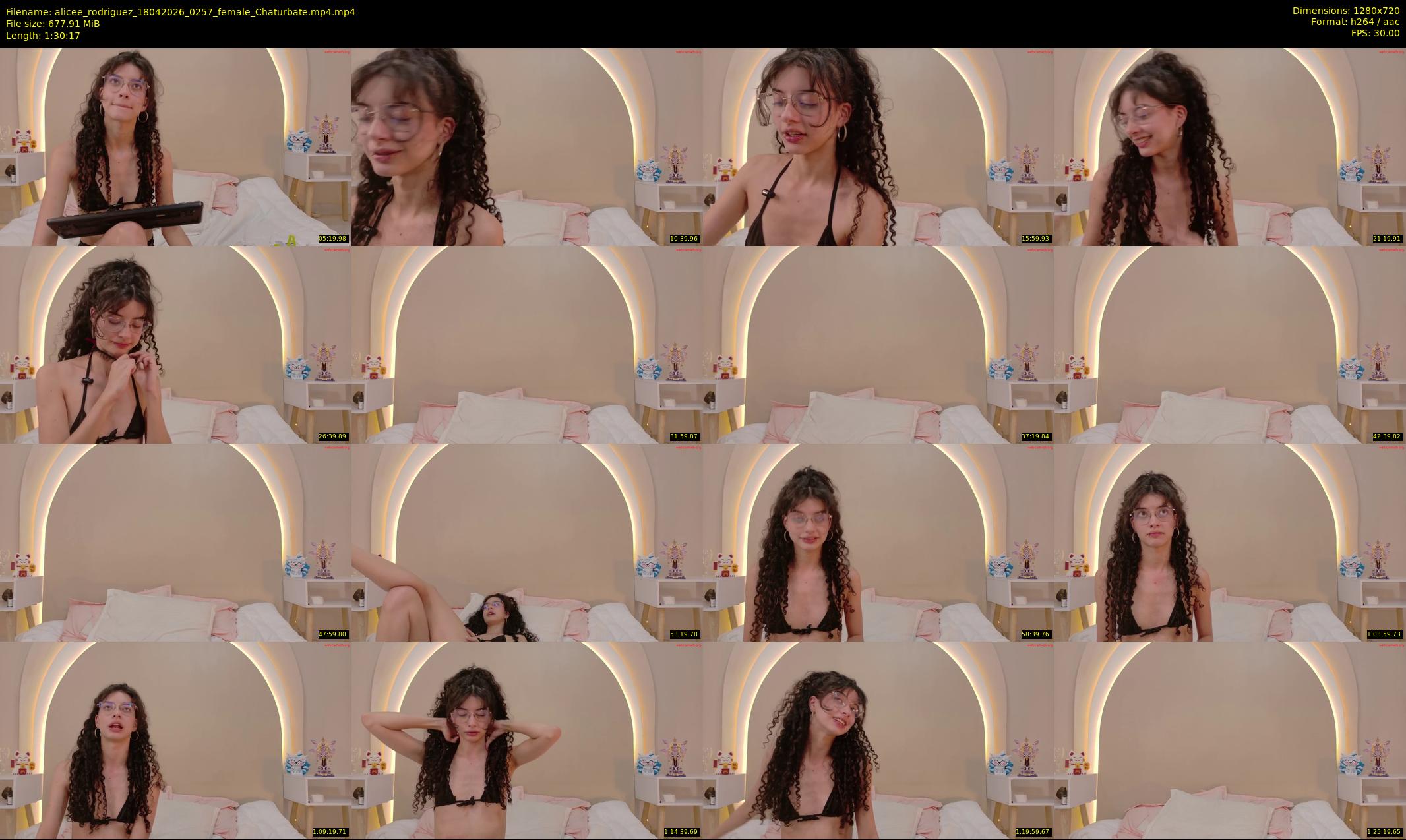 alicee_rodriguez — 91 minute Chaturbate female cam show recording, 720p, Apr 18, 2026