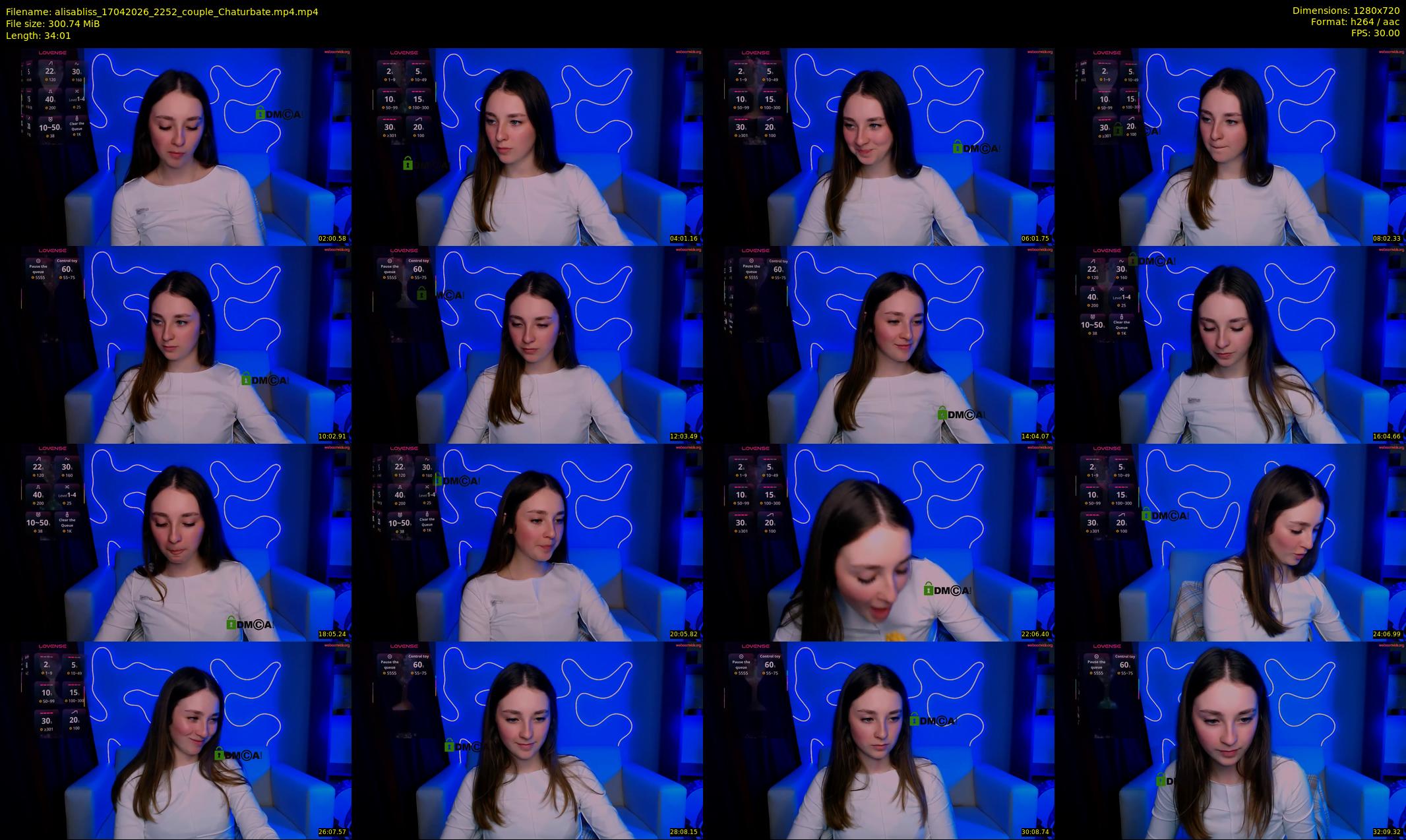 alisabliss — 35 minute Chaturbate female cam show recording, 720p, Apr 17, 2026