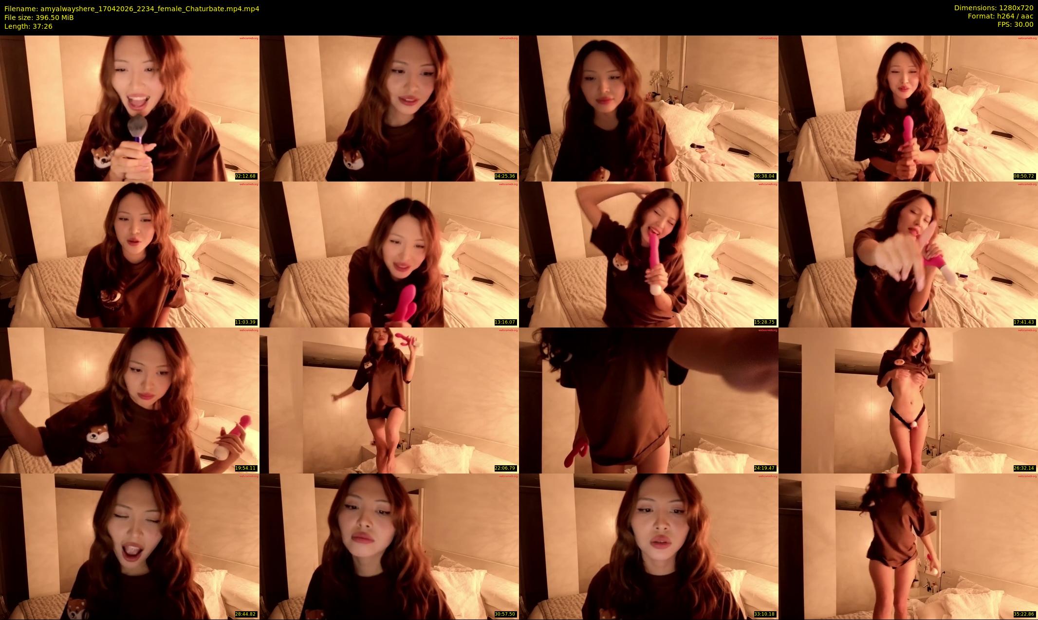 amyalwayshere — 38 minute Chaturbate female cam show recording, 720p, Apr 17, 2026
