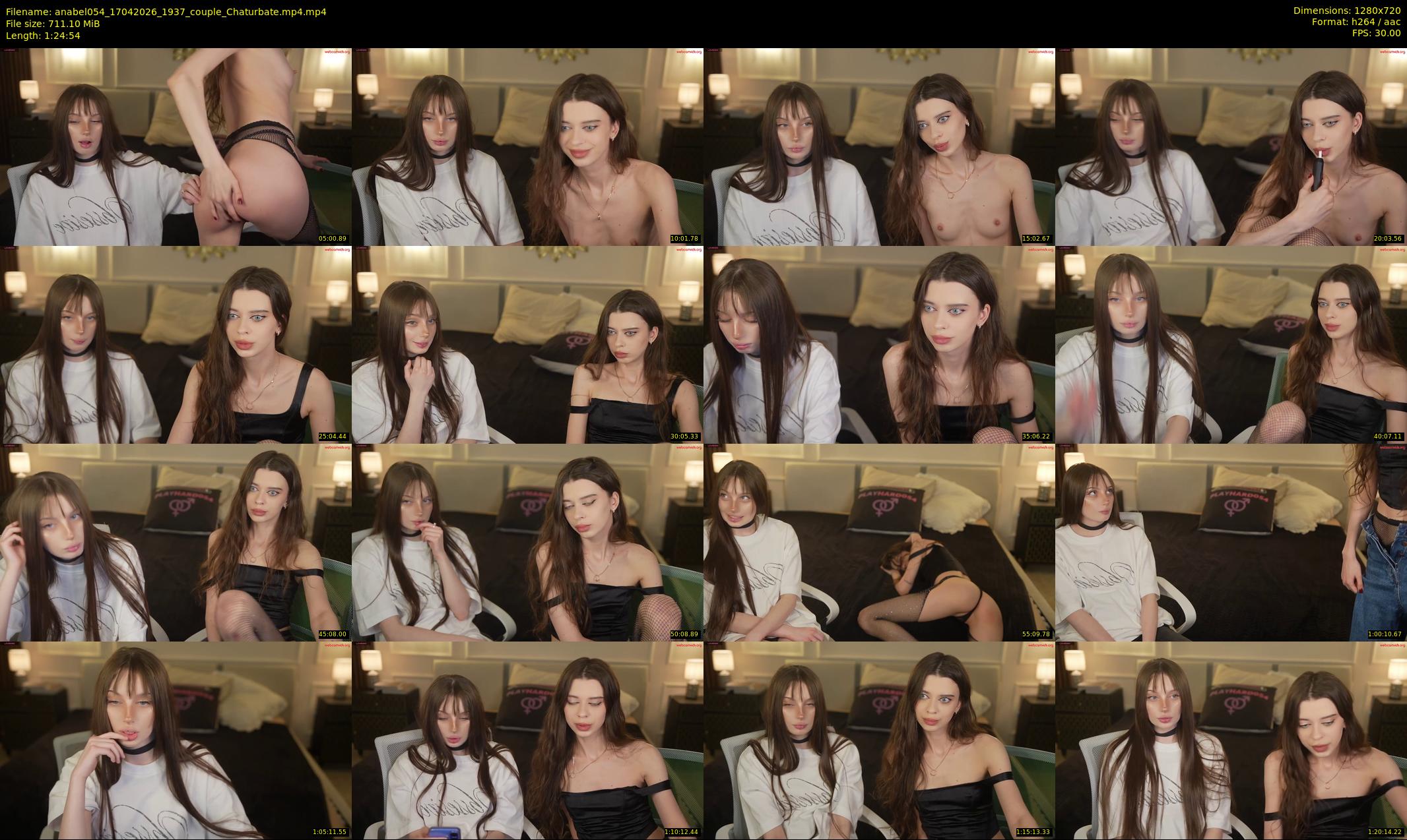 anabel054 — 85 minute Chaturbate female cam show recording, 720p, Apr 17, 2026