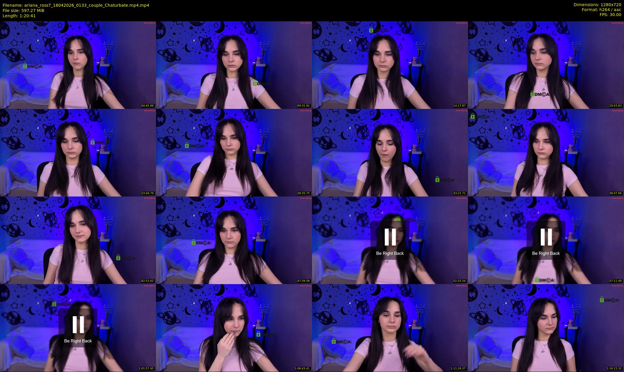 ariana_ross7 — 81 minute Chaturbate couple cam show recording, 720p, Apr 18, 2026