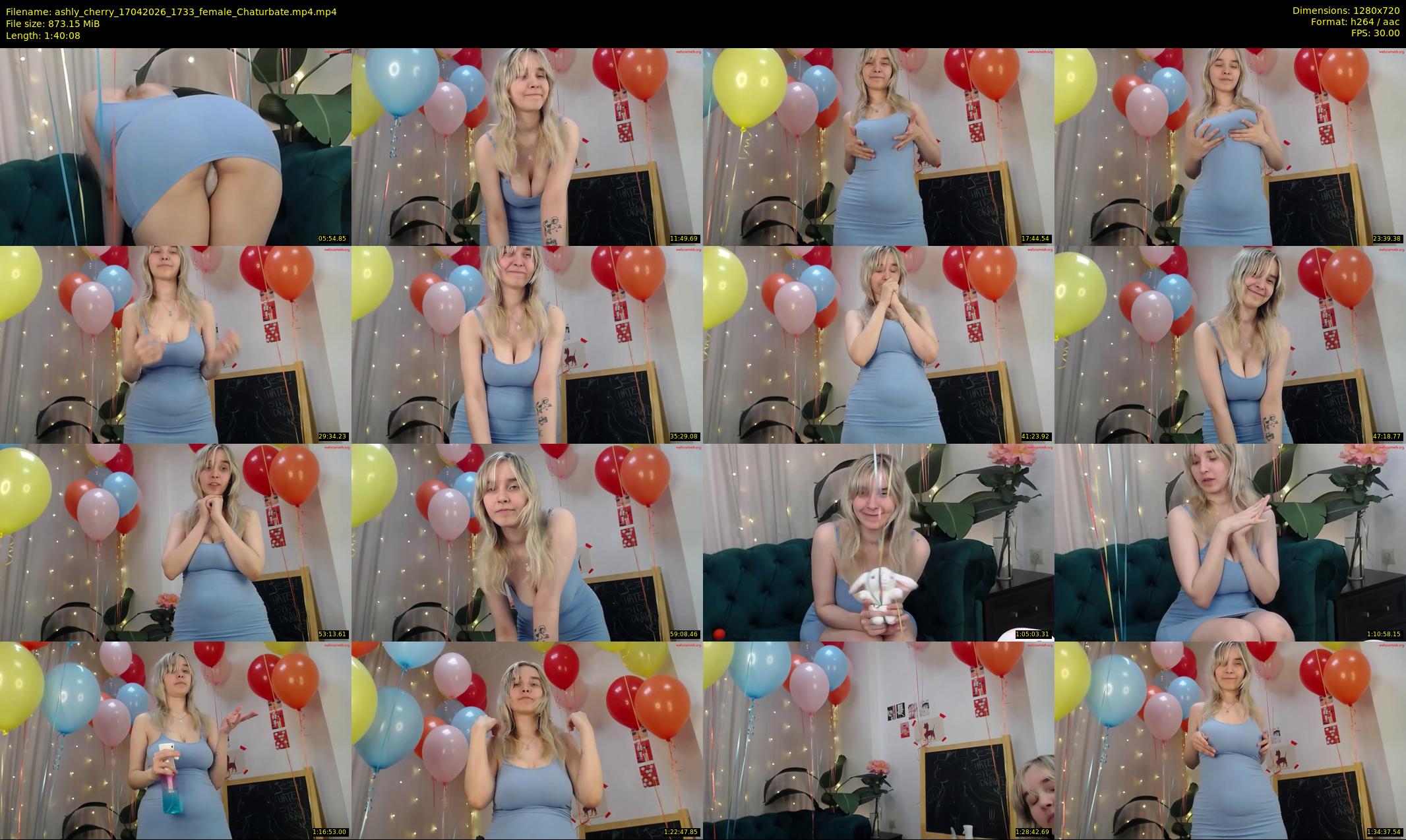 ashly_cherry — 101 minute Chaturbate female cam show recording, 720p, Apr 17, 2026