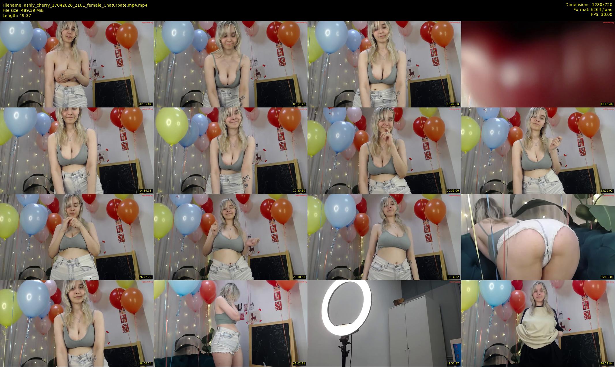 ashly_cherry — 50 minute Chaturbate female cam show recording, 720p, Apr 17, 2026