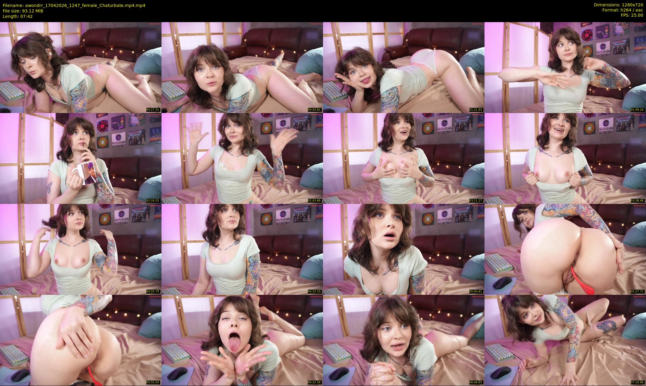 awondrr — 8 minute Chaturbate female cam show recording, 720p, Apr 17, 2026