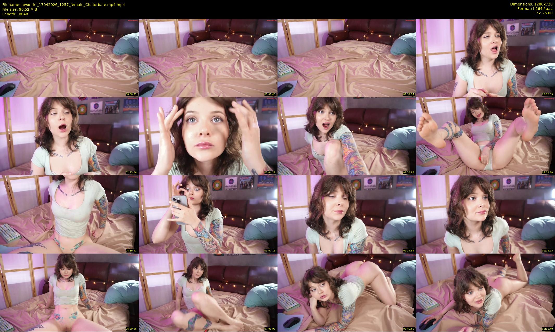 awondrr — 9 minute Chaturbate female cam show recording, 720p, Apr 17, 2026