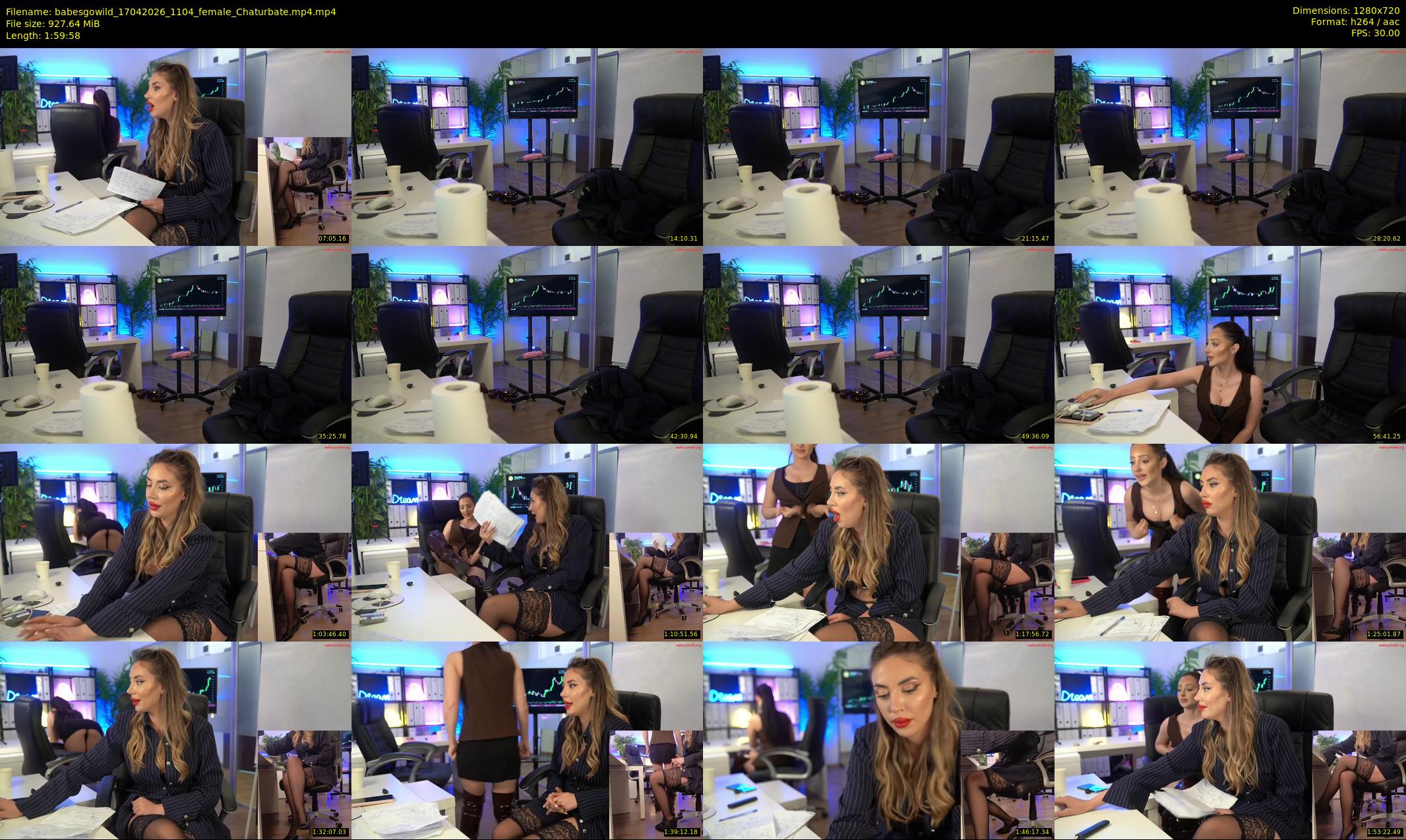 babesgowild — 120 minute Chaturbate couple cam show recording, 720p, Apr 17, 2026