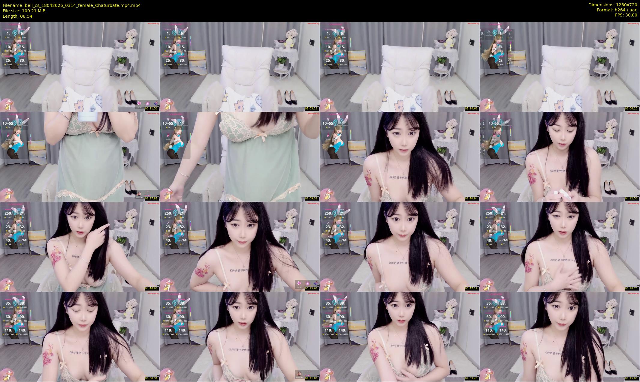 bell_cs — 9 minute Chaturbate female cam show recording, 720p, Apr 18, 2026