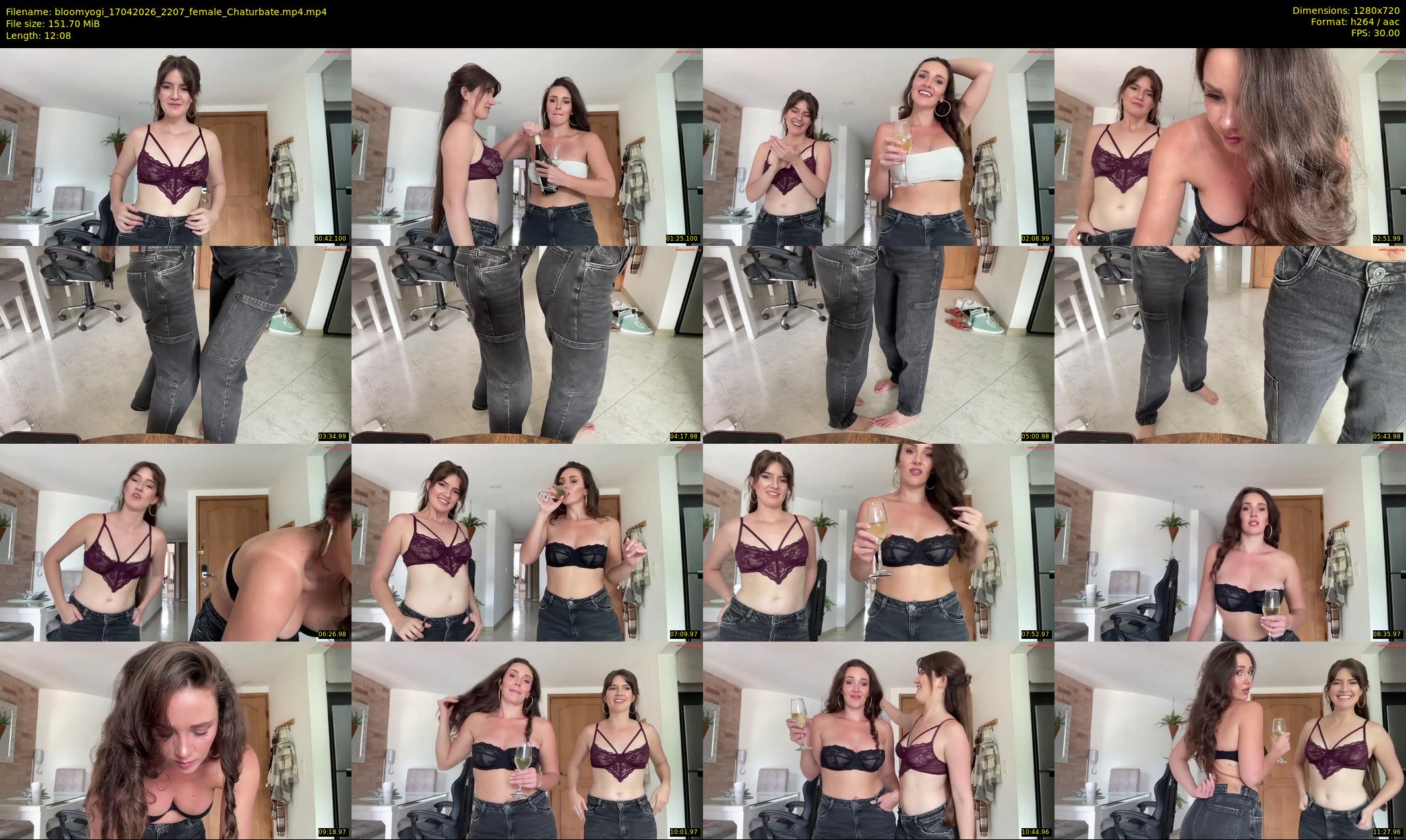bloomyogi — 13 minute Chaturbate female cam show recording, 720p, Apr 17, 2026