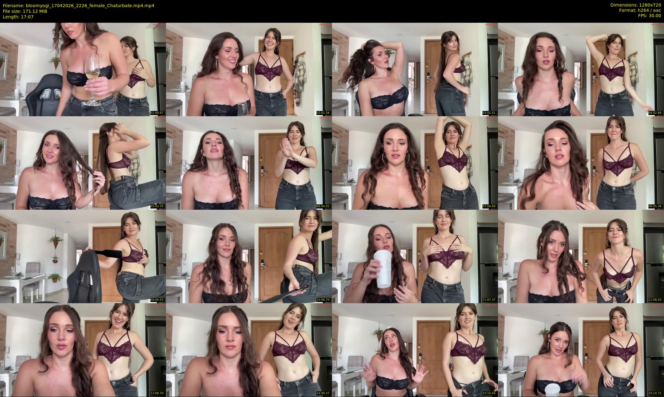 bloomyogi — 18 minute Chaturbate female cam show recording, 720p, Apr 17, 2026