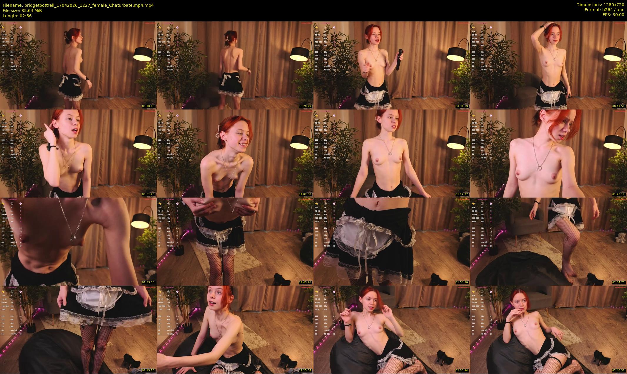 bridgetbottrell — 3 minute Chaturbate female cam show recording, 720p, Apr 17, 2026