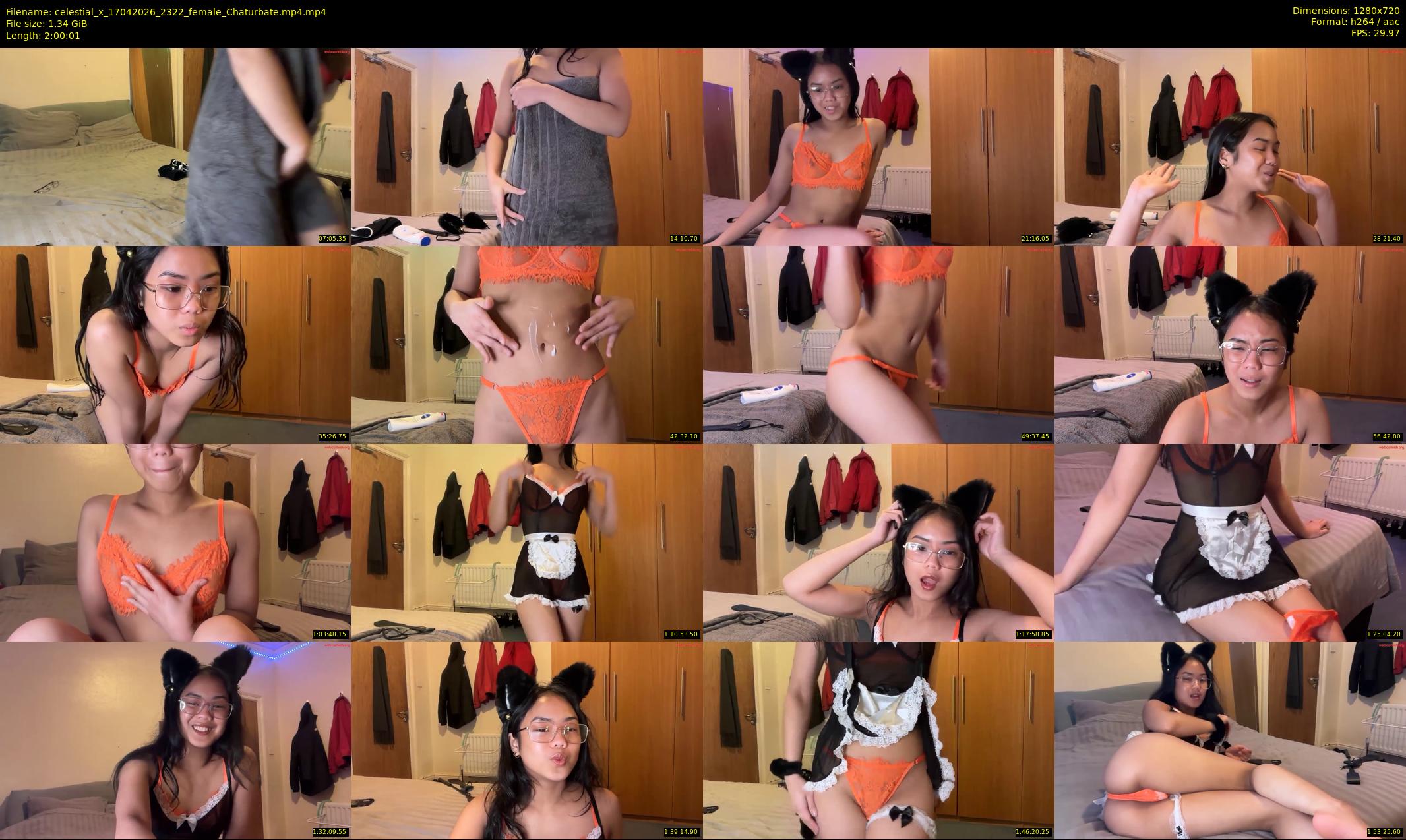 celestial_x — 121 minute Chaturbate female cam show recording, 720p, Apr 17, 2026