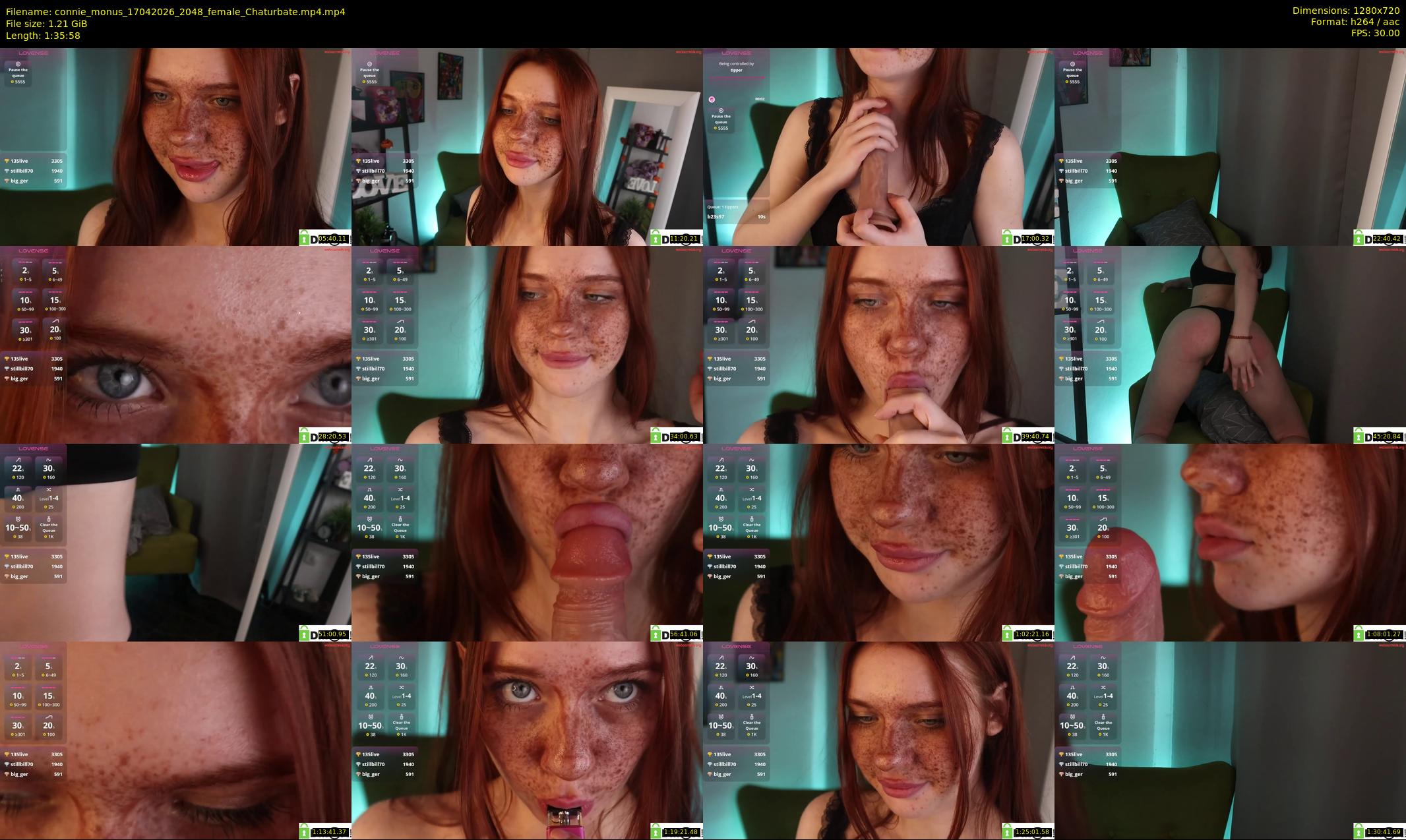 connie_monus — 96 minute Chaturbate female cam show recording, 720p, Apr 17, 2026