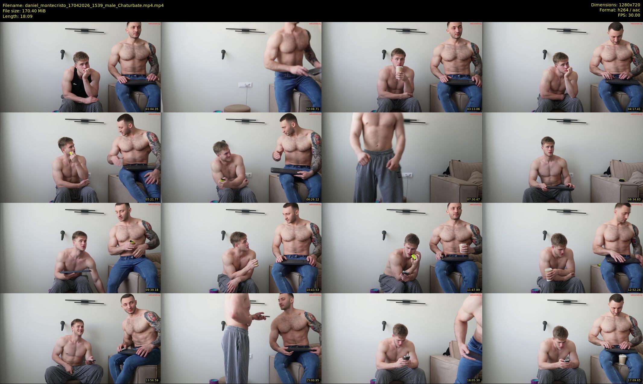 daniel_montecristo — 19 minute Chaturbate male cam show recording, 720p, Apr 17, 2026