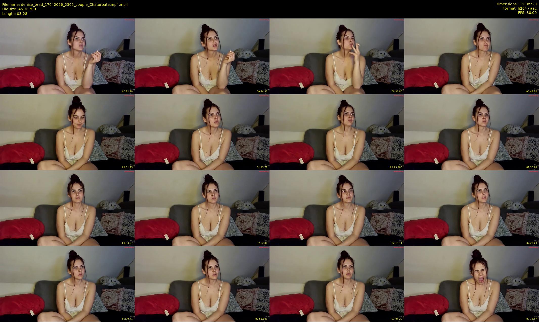 denise_brad — 4 minute Chaturbate couple cam show recording, 720p, Apr 17, 2026