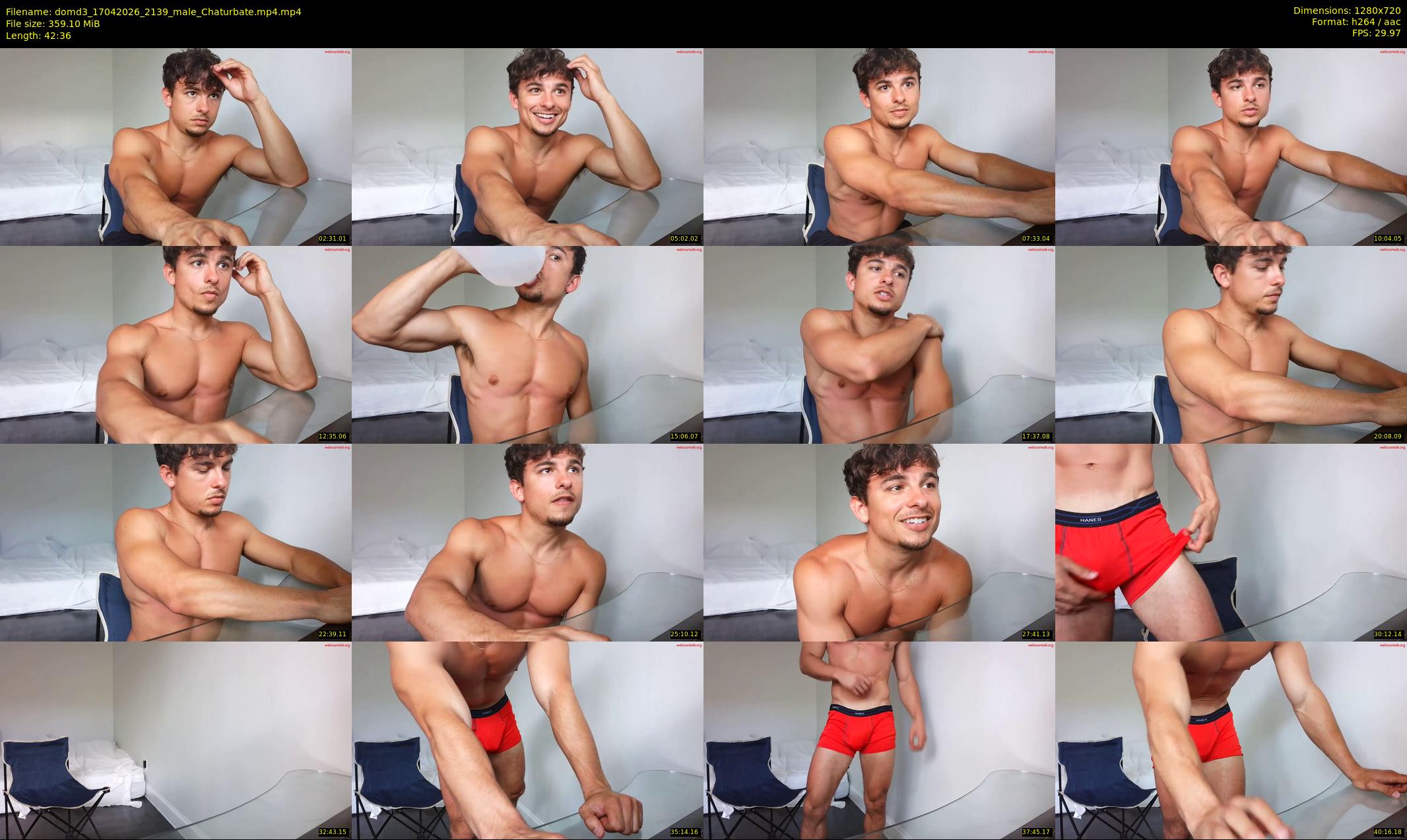 domd3 — 43 minute Chaturbate male cam show recording, 720p, Apr 17, 2026