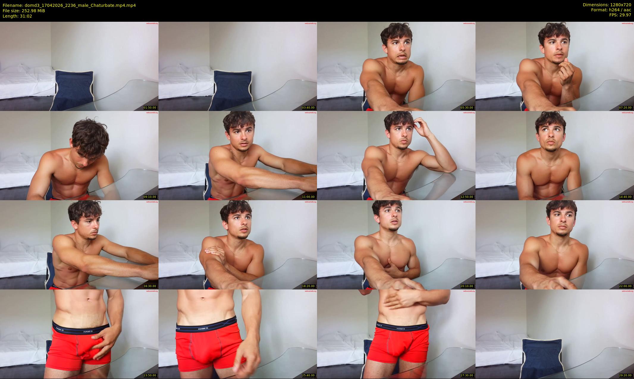 domd3 — 32 minute Chaturbate male cam show recording, 720p, Apr 17, 2026